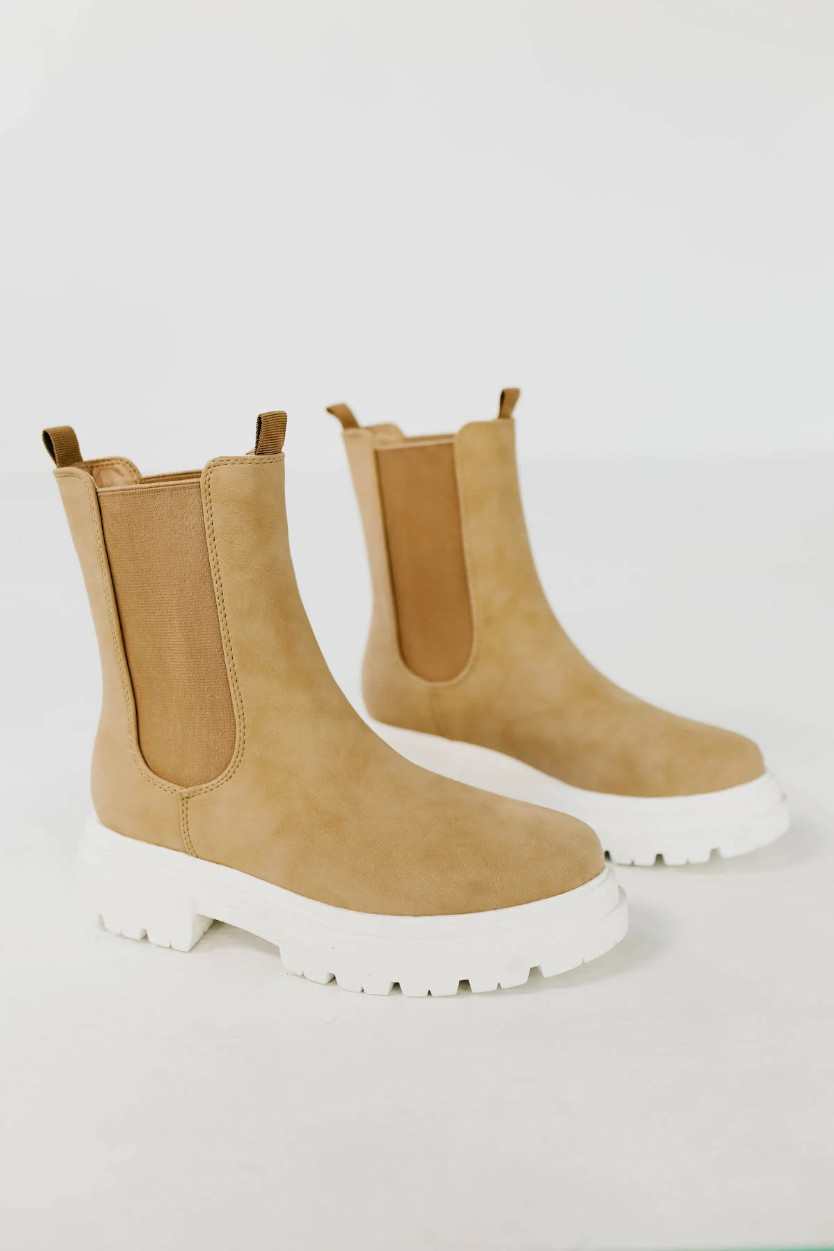 The Joanna Chelsea Bootie - Light Taupe - Image 4