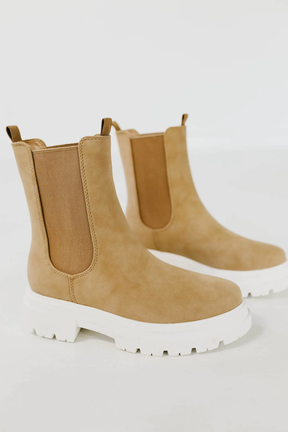 The Joanna Chelsea Bootie - Light Taupe - Image 5