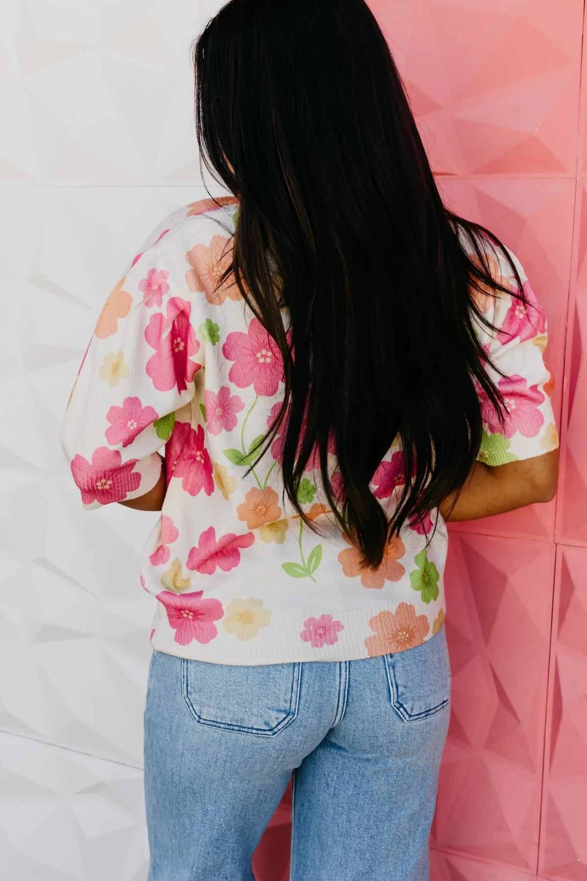 The Johnny Floral Cardigan Top - Image 9