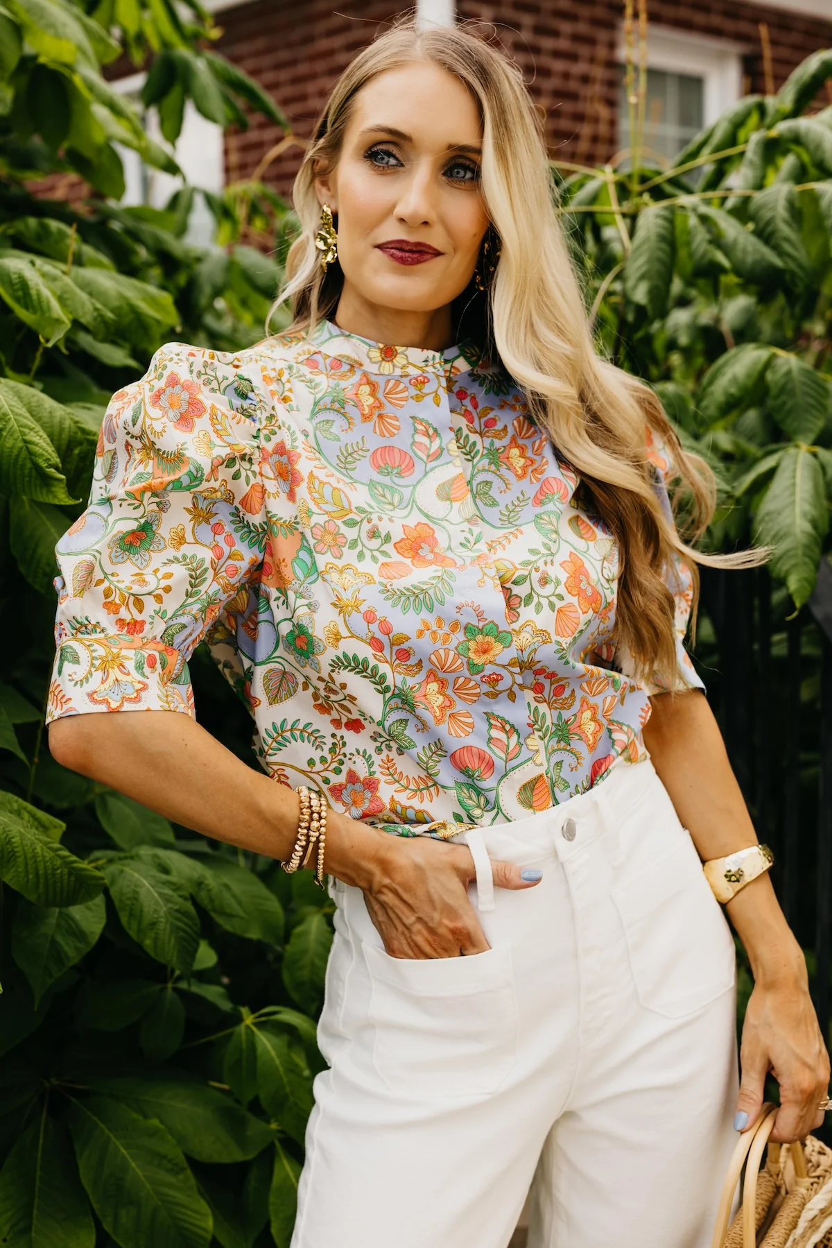 The Jonas Floral Button Down Top - Image 4