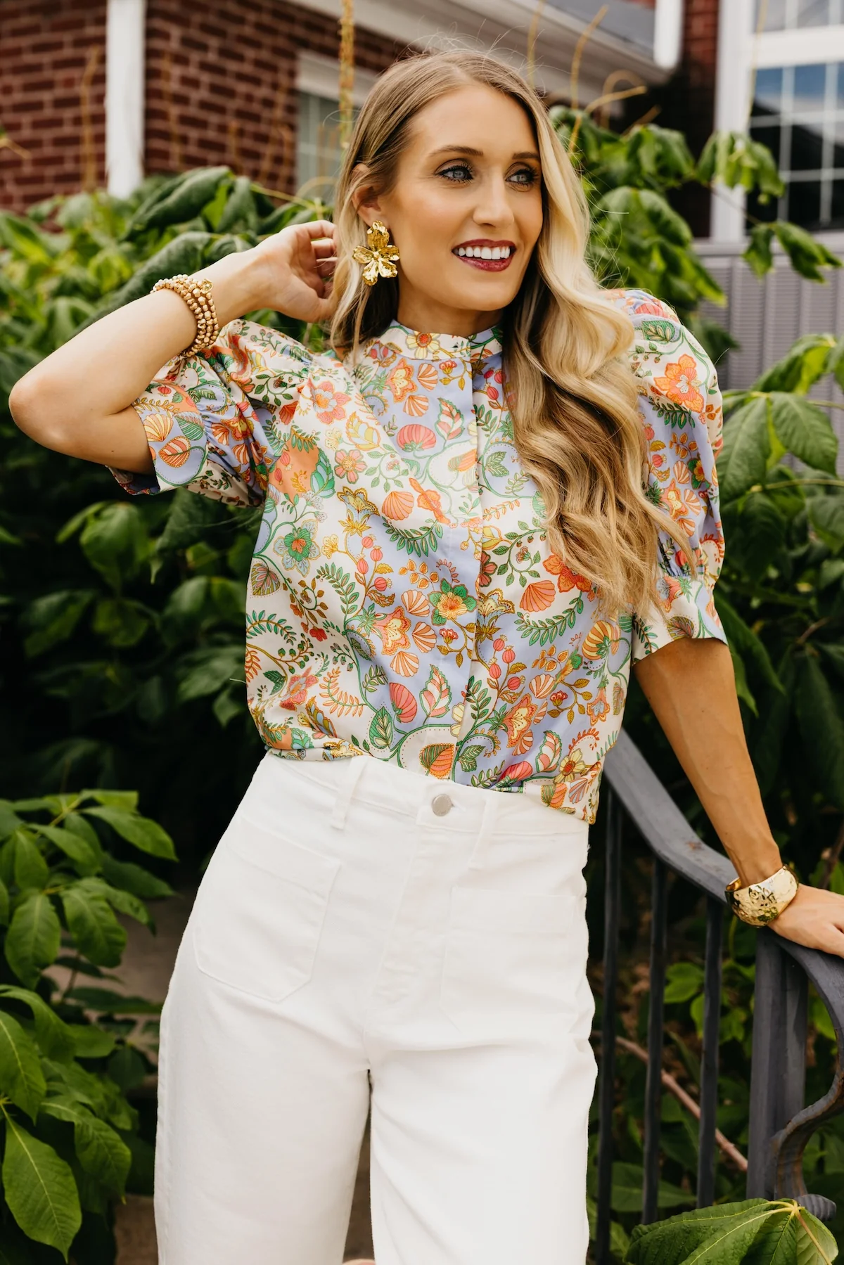 The Jonas Floral Button Down Top - Image 7