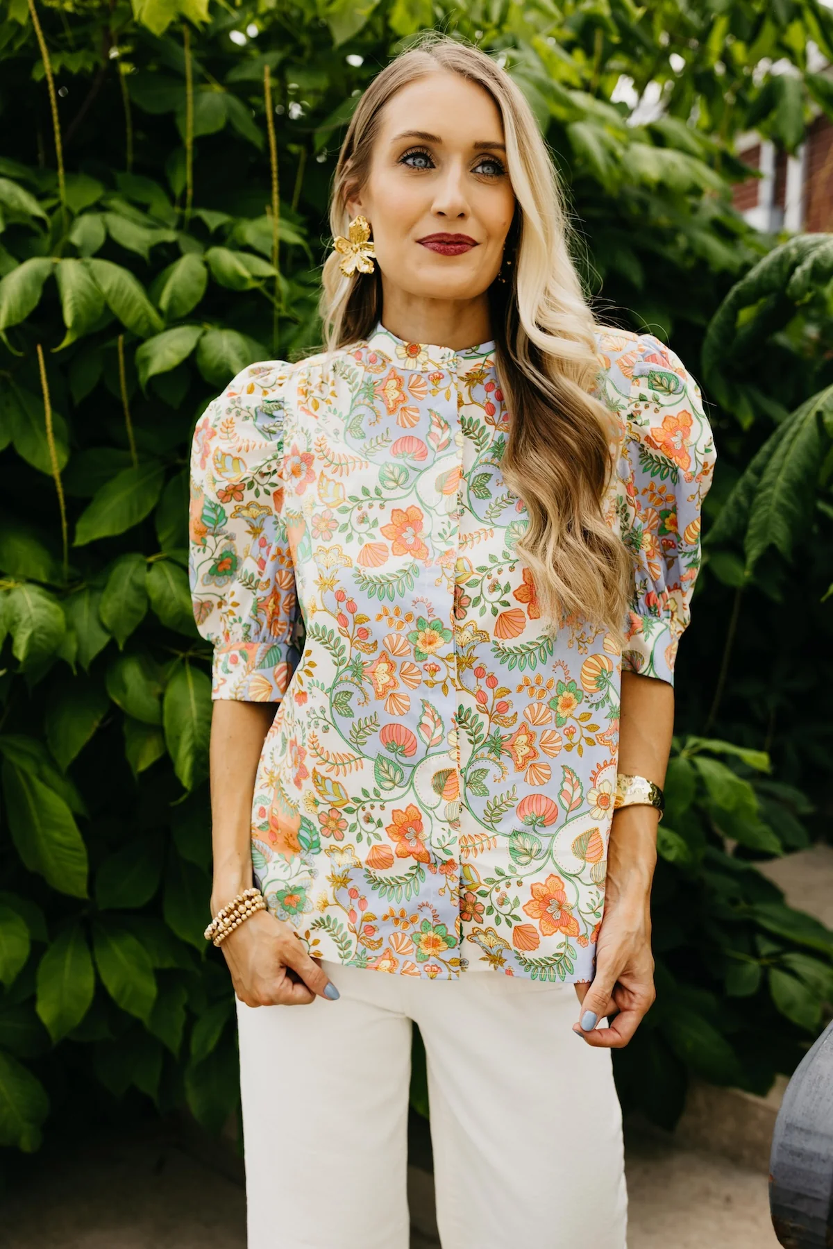 The Jonas Floral Button Down Top - Image 8
