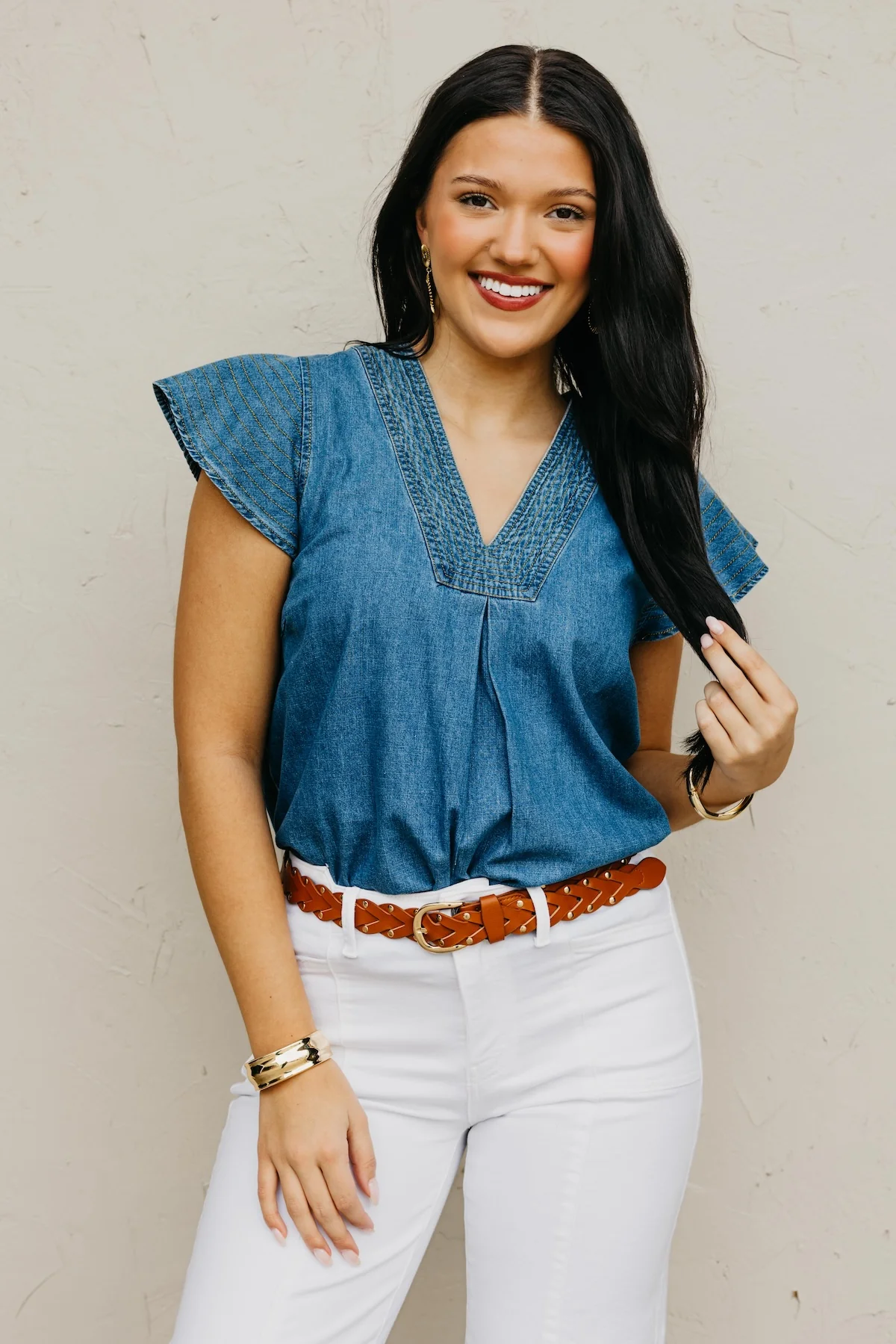 The Jonathan Flutter Sleeve Top