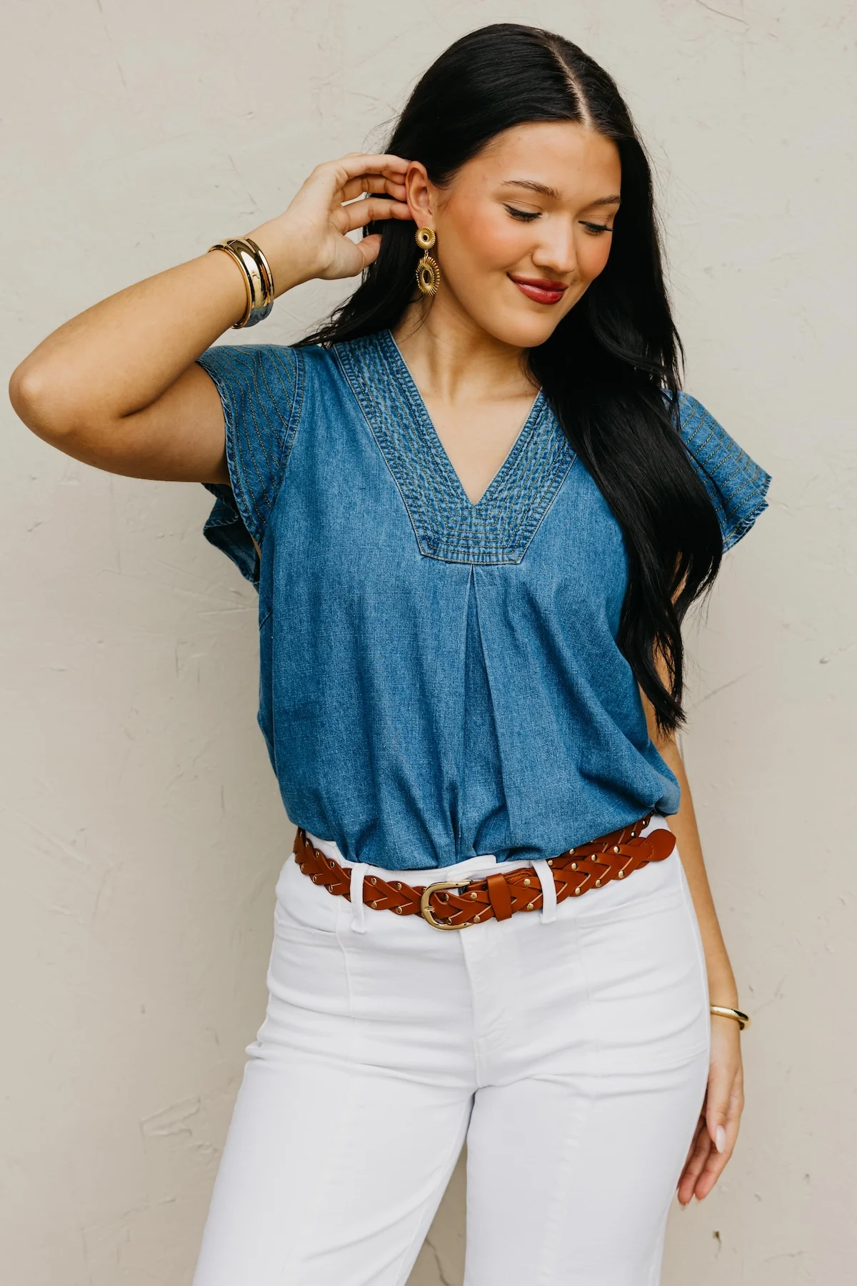 The Jonathan Flutter Sleeve Top - Image 6