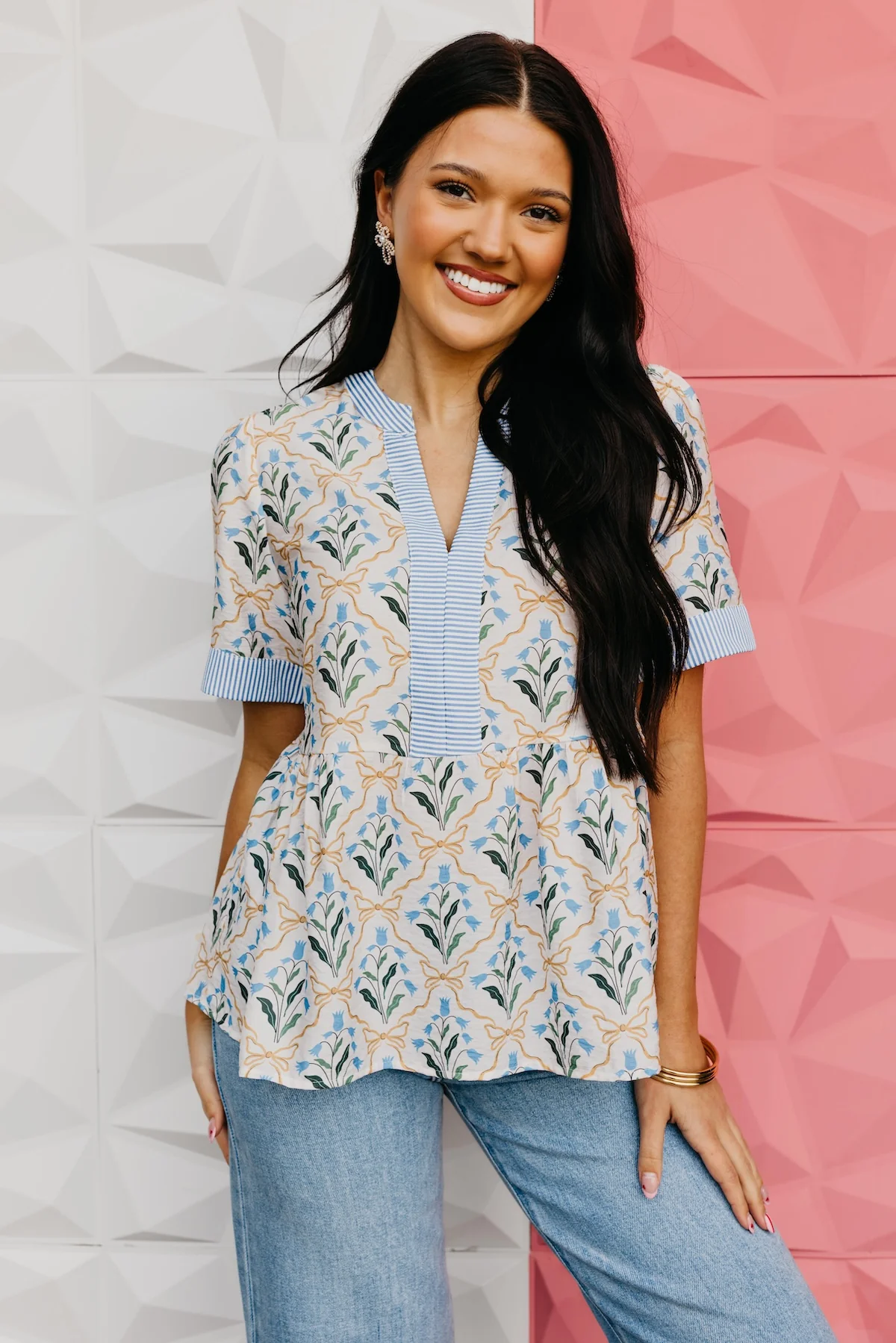 The Jordan Floral Woven Top