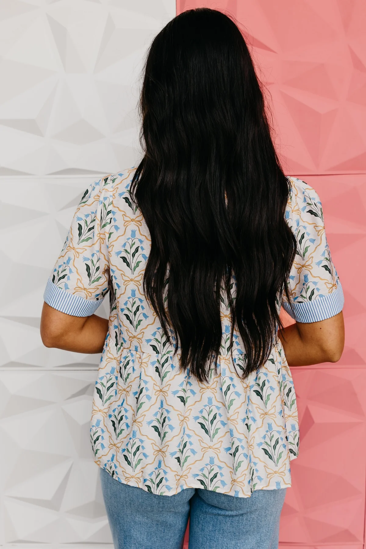The Jordan Floral Woven Top - Image 7