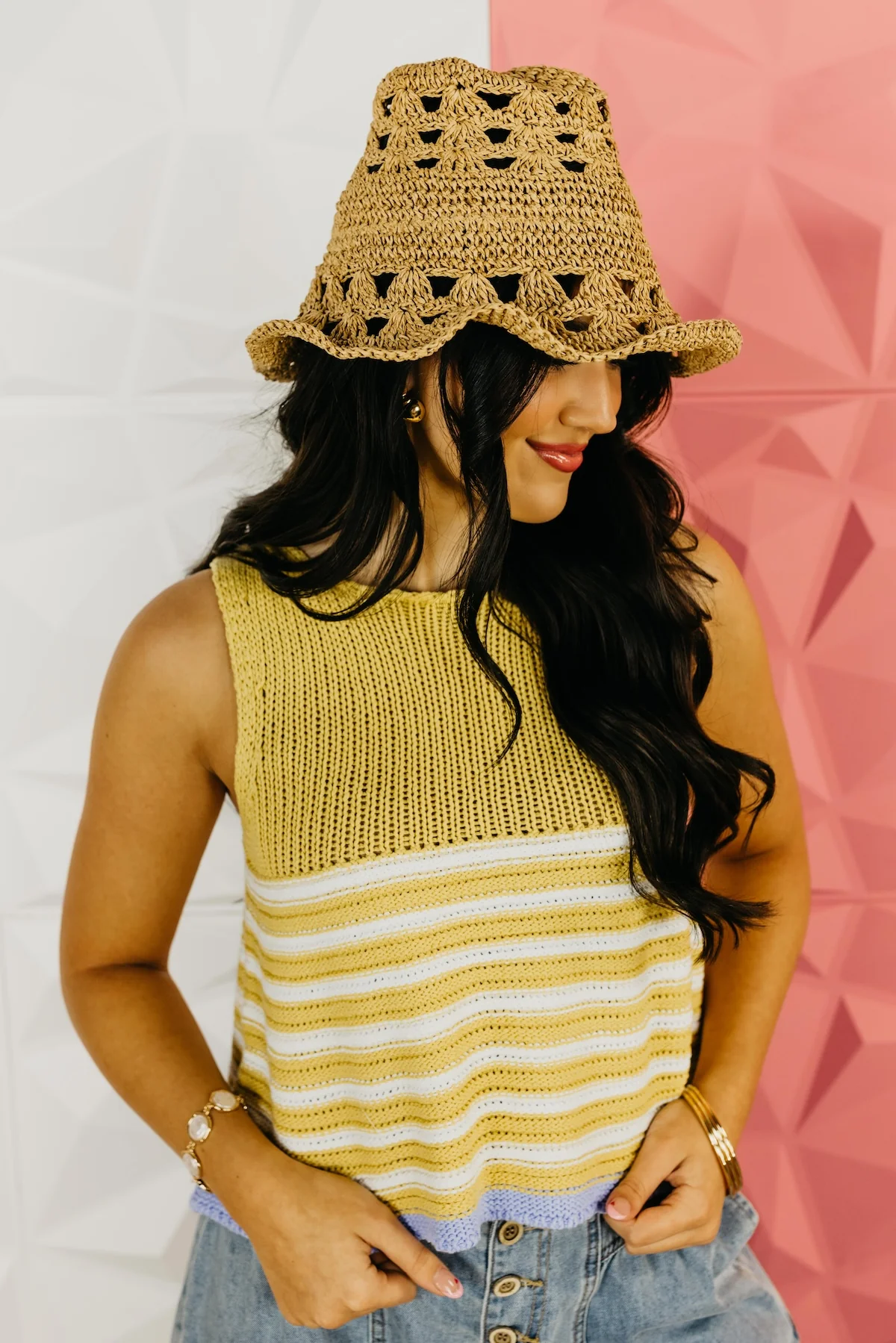 The Josephine Straw Bucket Hat - Image 2