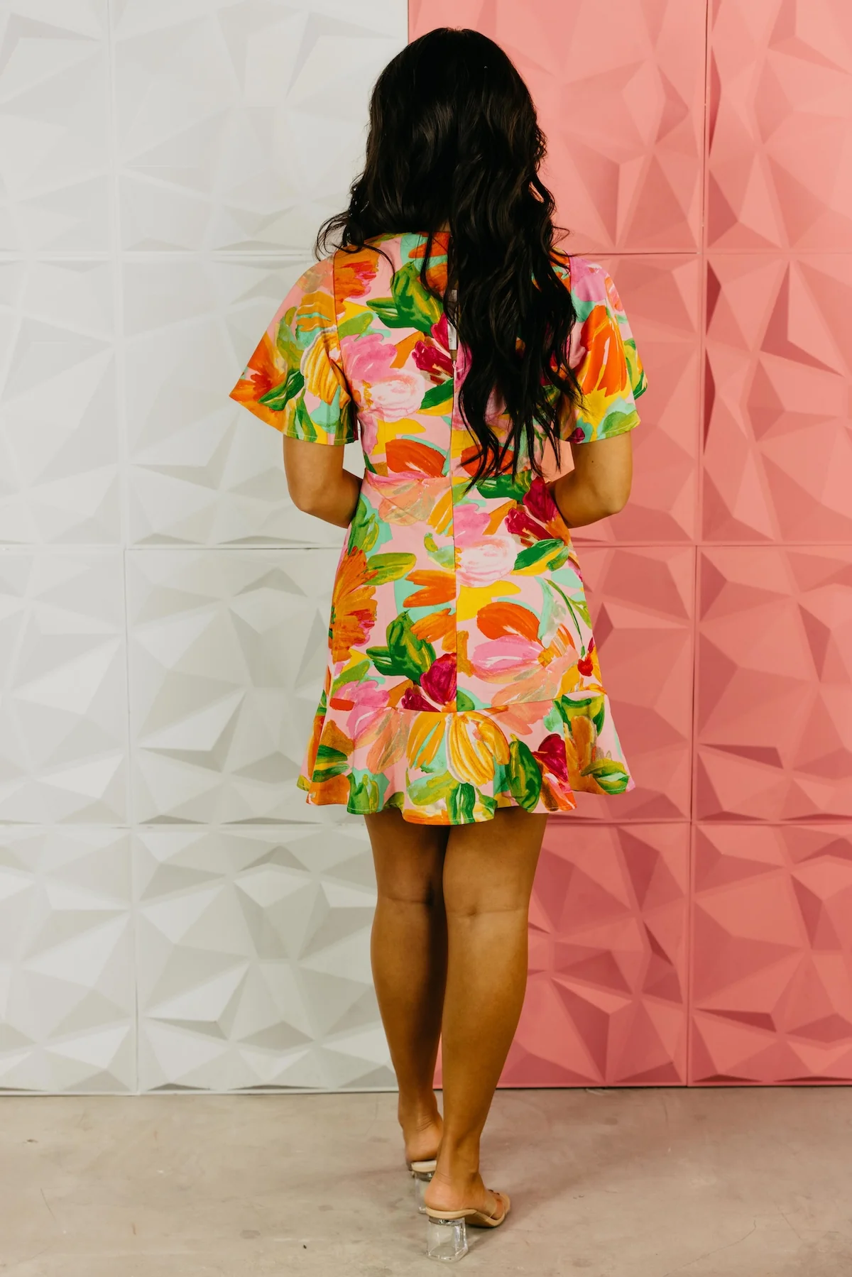 The Jovana Flouncy Mini Dress - Image 10