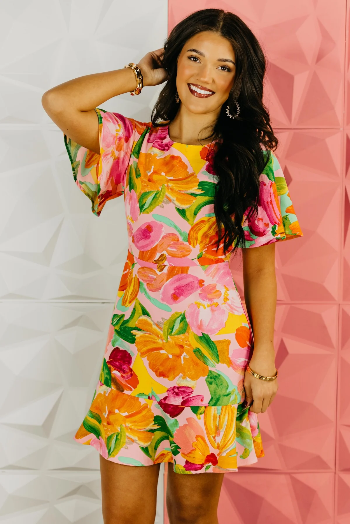 The Jovana Flouncy Mini Dress - Image 7