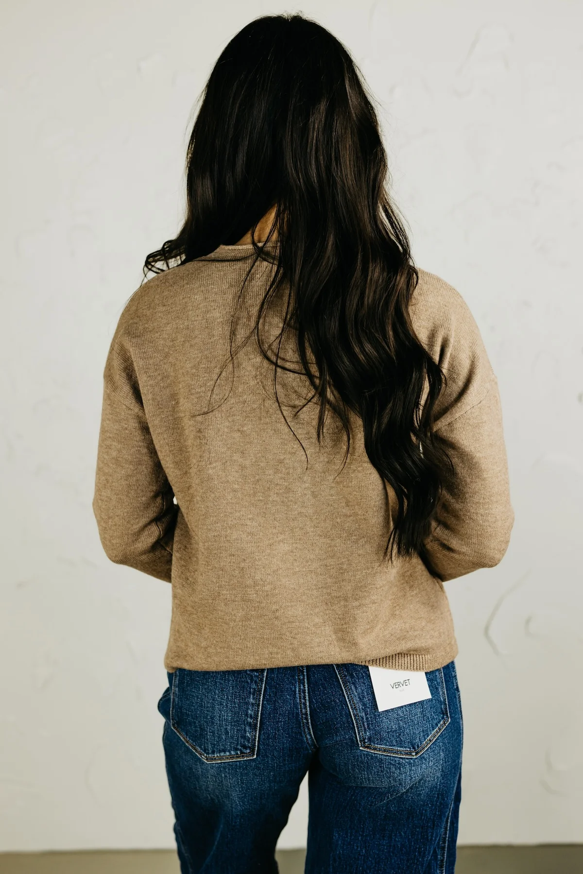 The Julian Lace Trim Button Up Sweater - Image 7