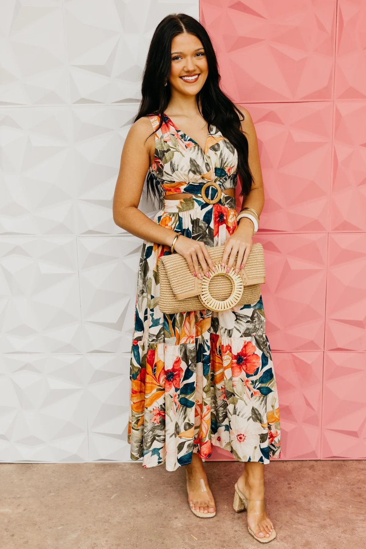 The Juliana Cut Out Midi Dress - Image 5