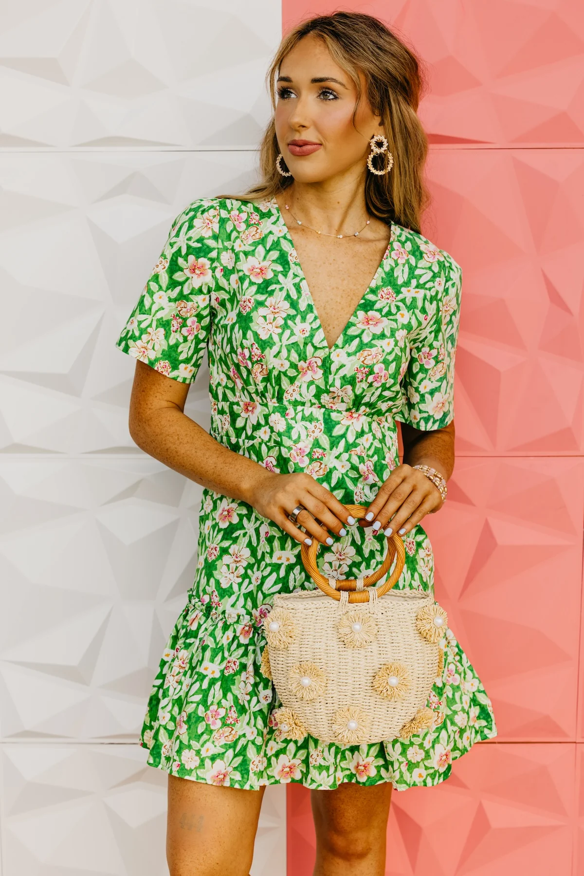 The Julio Floral Mini Dress - Image 3