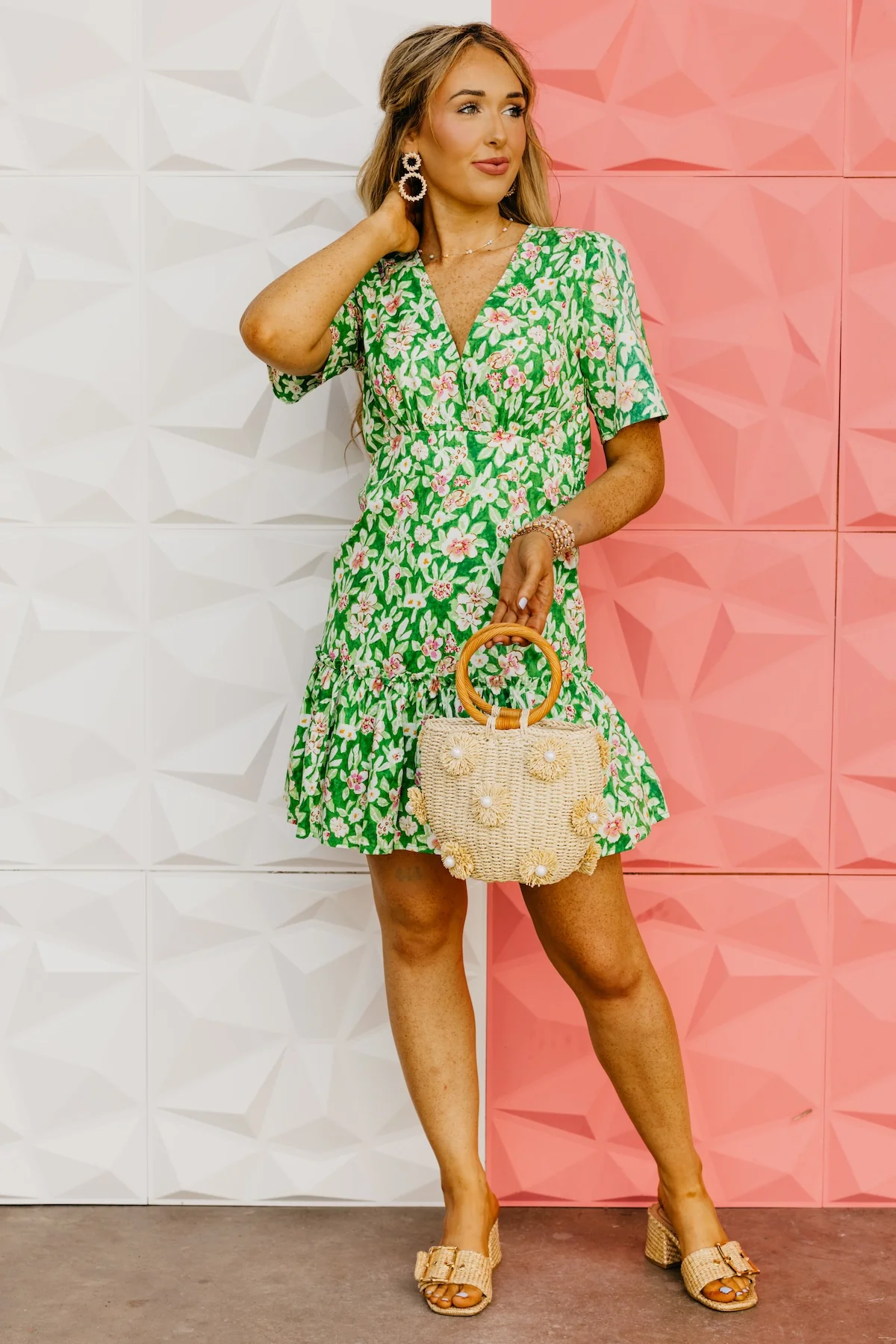 The Julio Floral Mini Dress - Image 4
