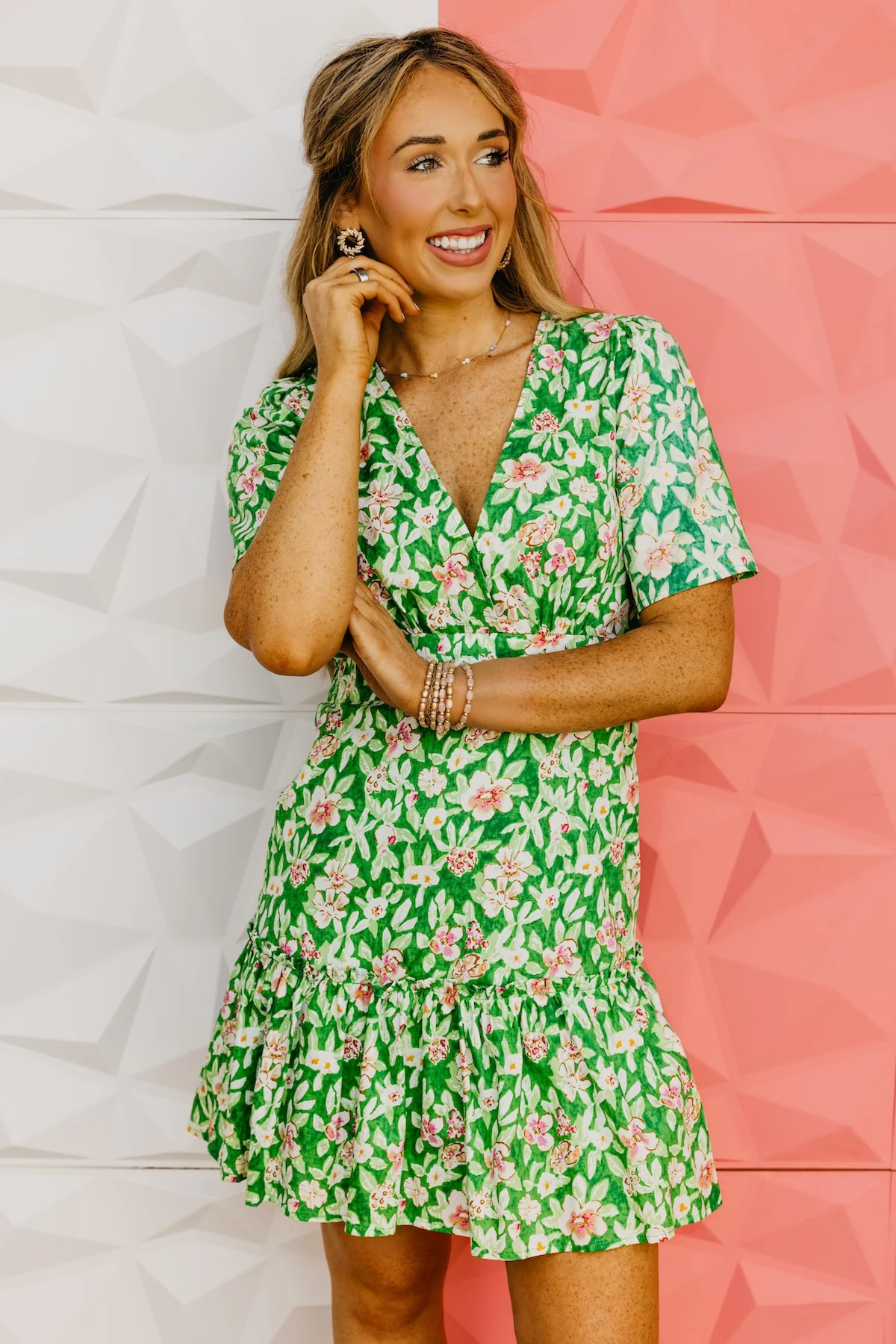 The Julio Floral Mini Dress - Image 7