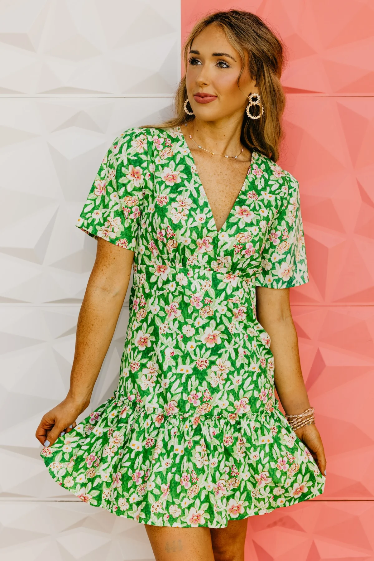 The Julio Floral Mini Dress - Image 9