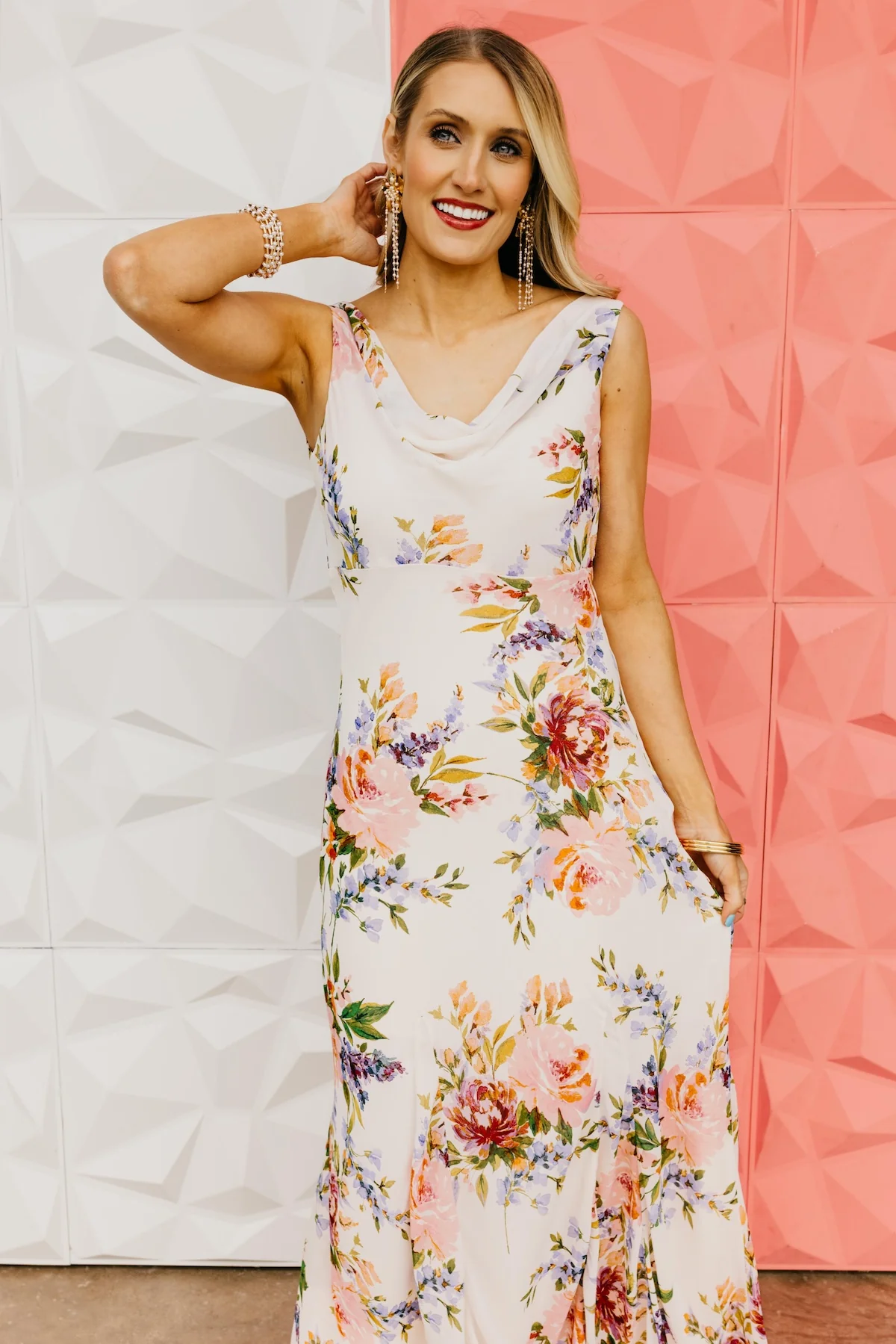 The Kaia Floral Tank Maxi Dress - Image 6