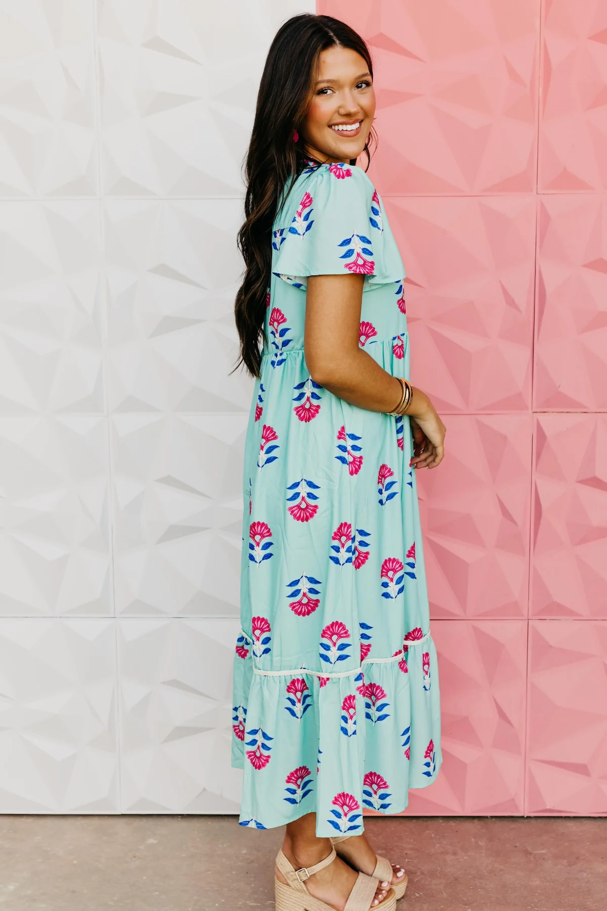 The Kailey Tiered Midi Dress - Image 5