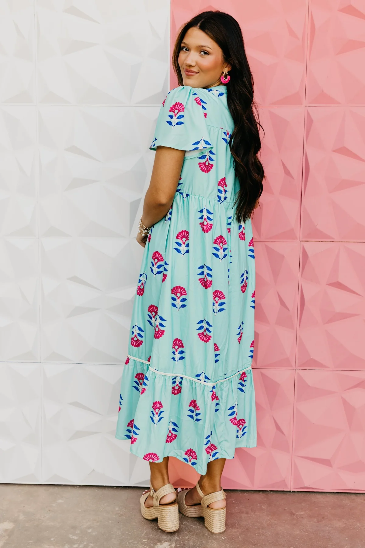The Kailey Tiered Midi Dress - Image 6