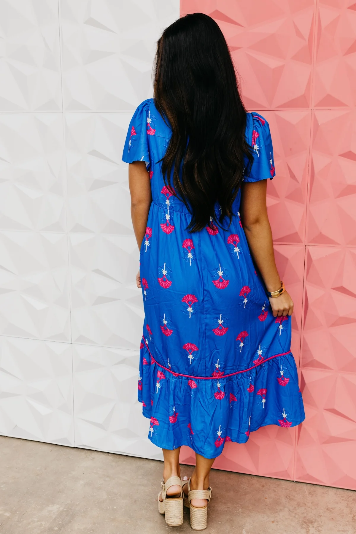 The Kailey Tiered Midi Dress - Image 4