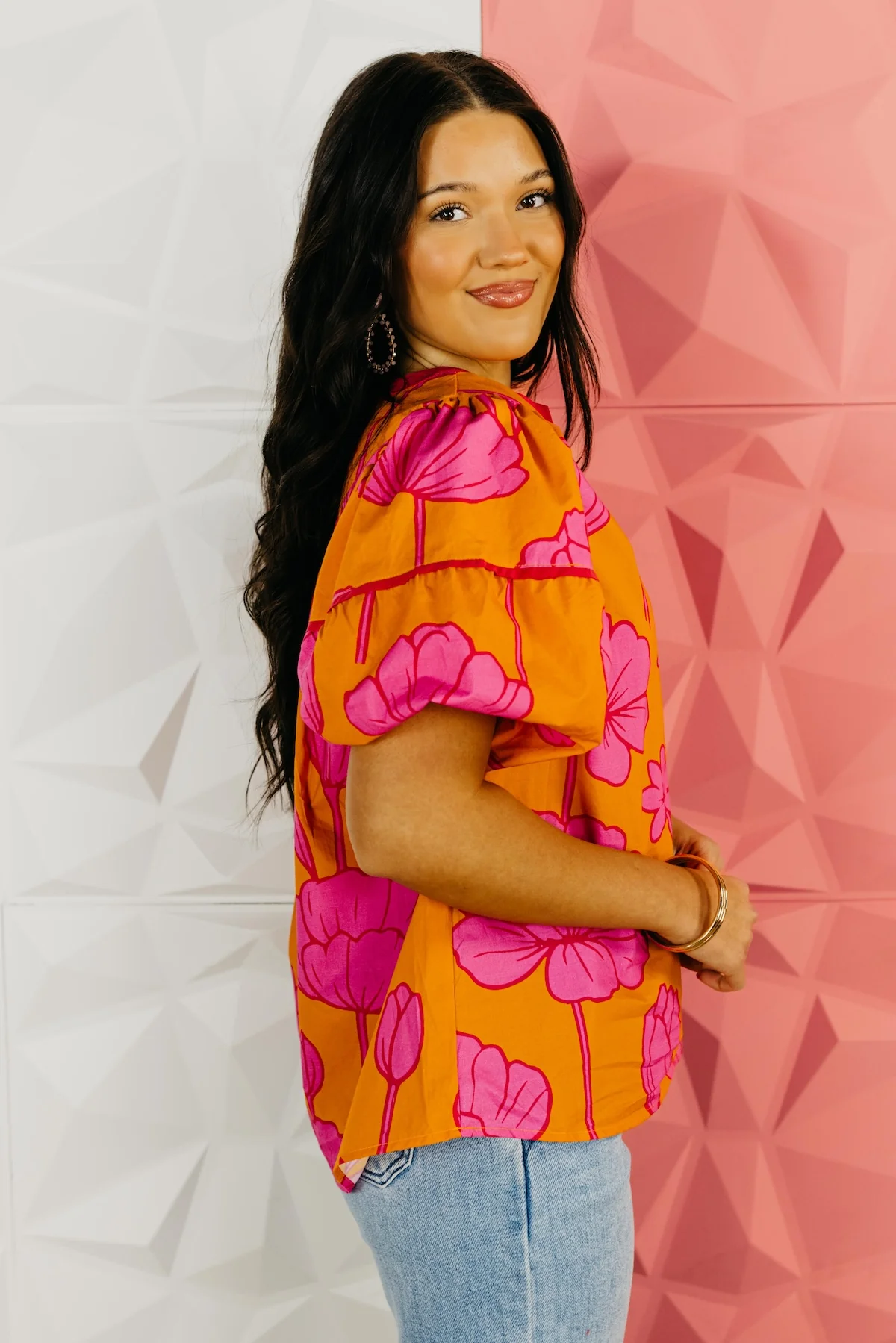 The Kaiya Puff Sleeve Blouse - Image 9