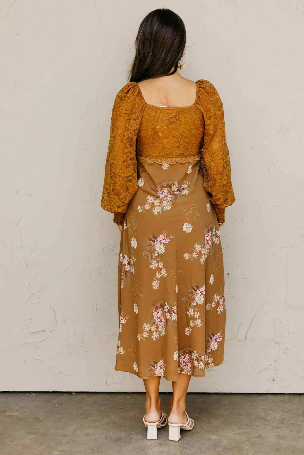 The Kaliyah Lace Floral Maxi Dress - Image 10