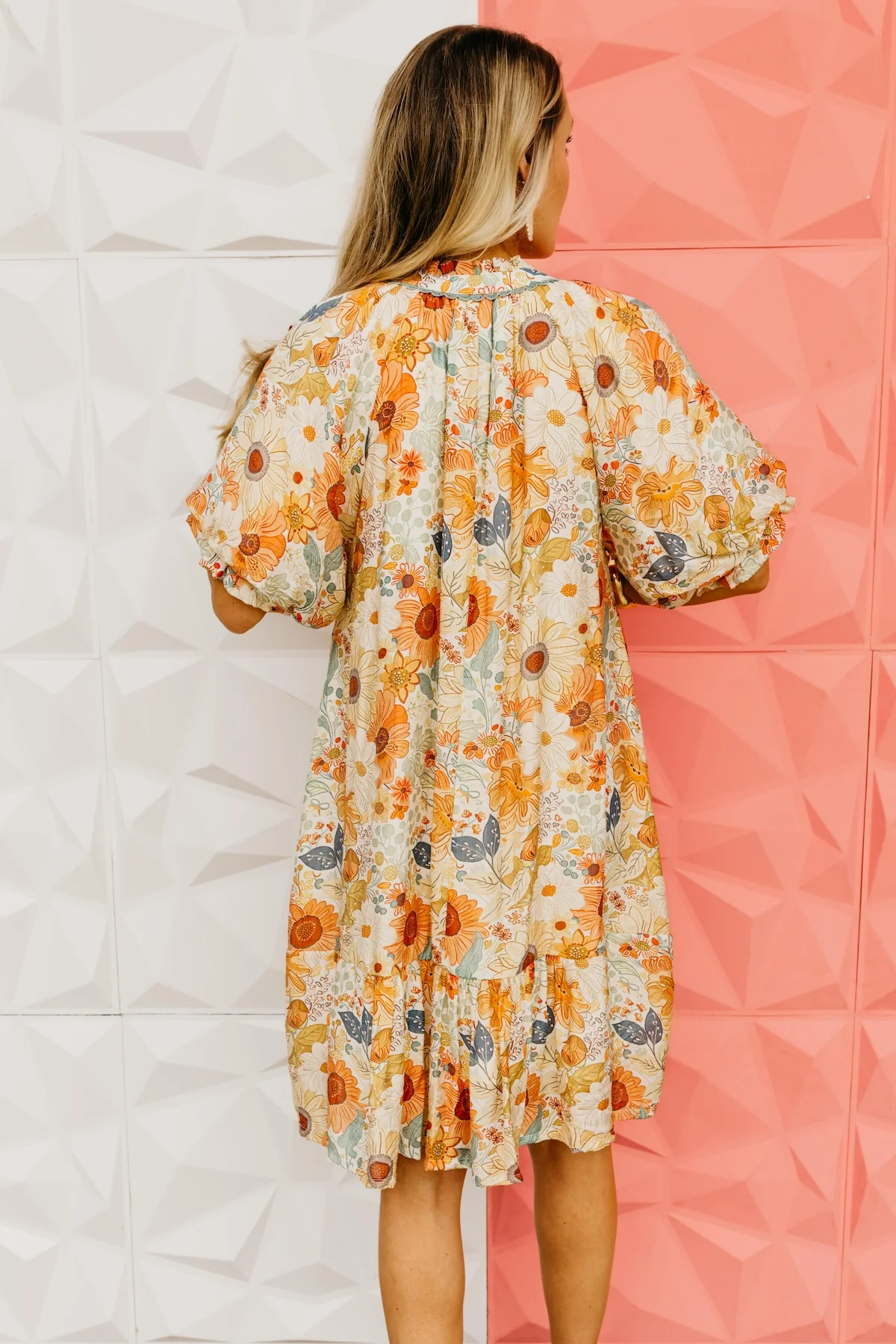The Kash Floral Mini Dress - Image 10