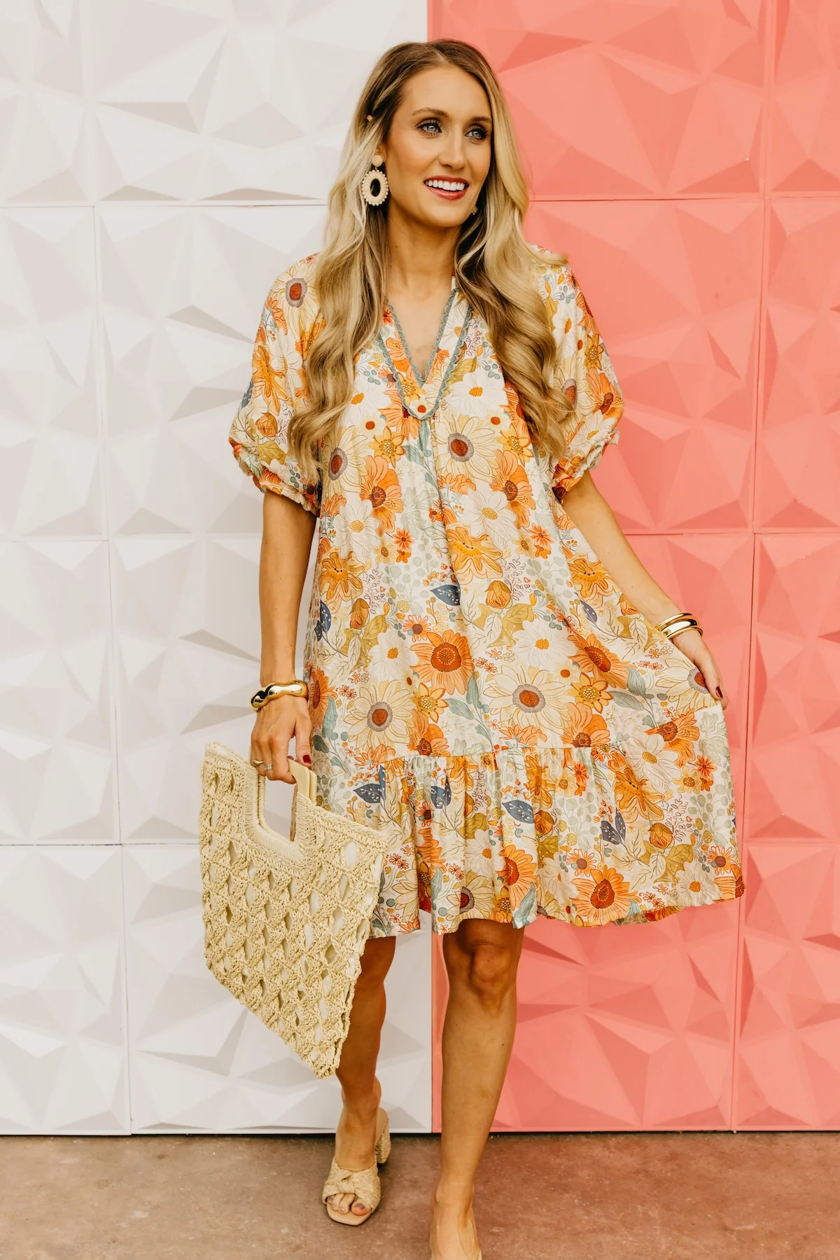 The Kash Floral Mini Dress - Image 2