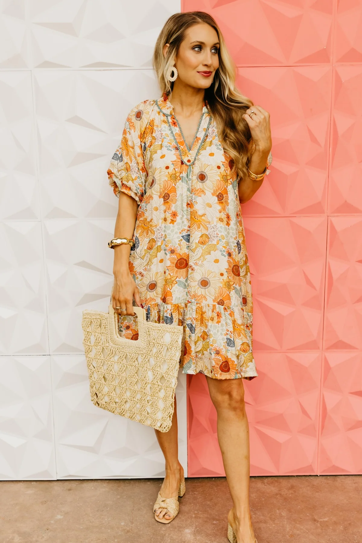 The Kash Floral Mini Dress - Image 3