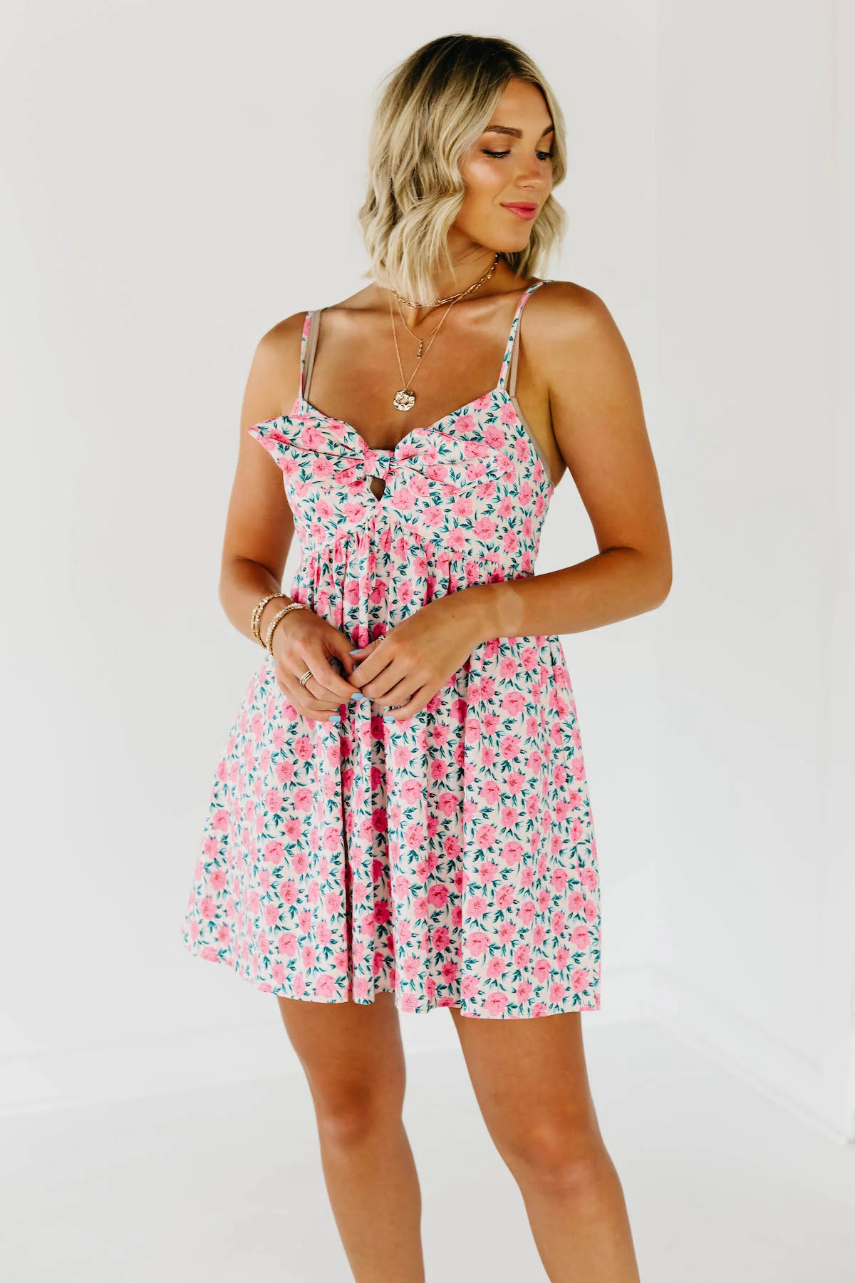 The Kendra Floral Babydoll Dress - Image 7