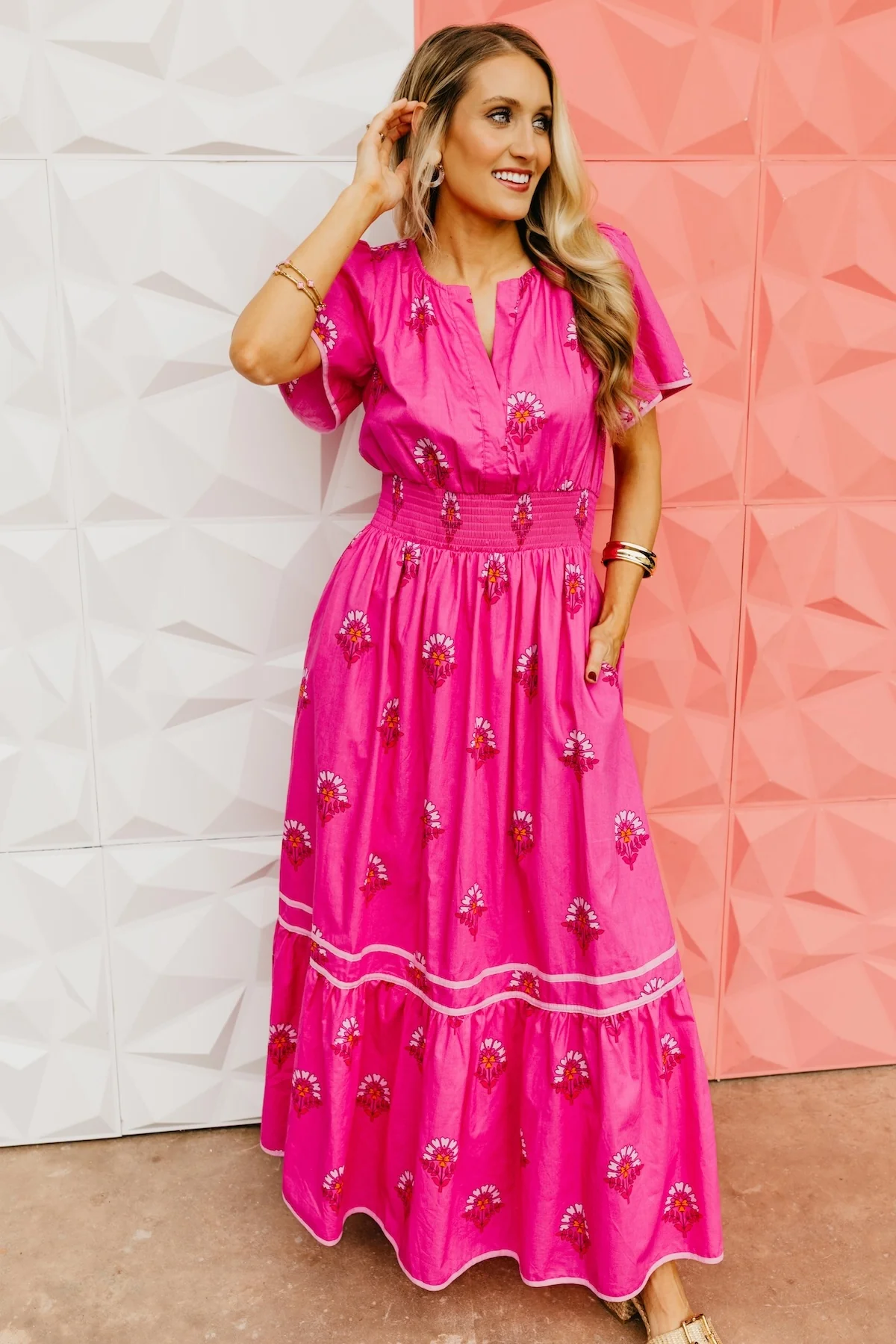 The Kenzie Floral Maxi Dress - Image 7