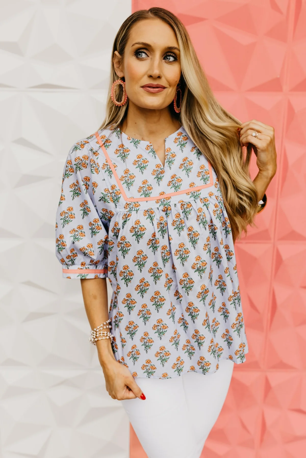 The Khalil Half Sleeve Blouse