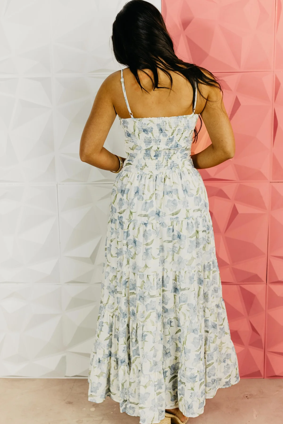 The Khloe Floral Tiered Maxi Dress - Image 8