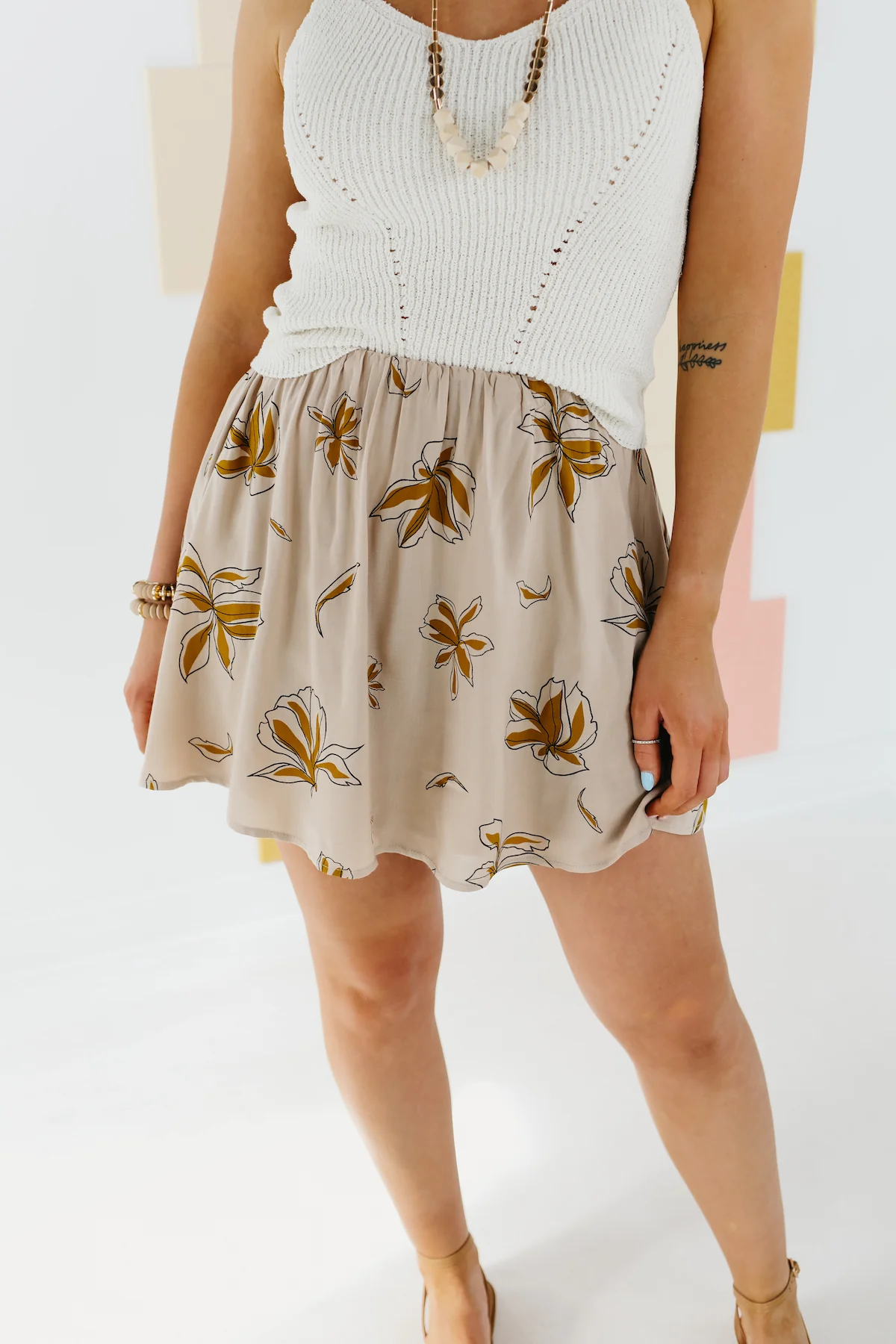 The Wishlist Kiara Floral Mini Skirt - FINAL SALE - Image 2