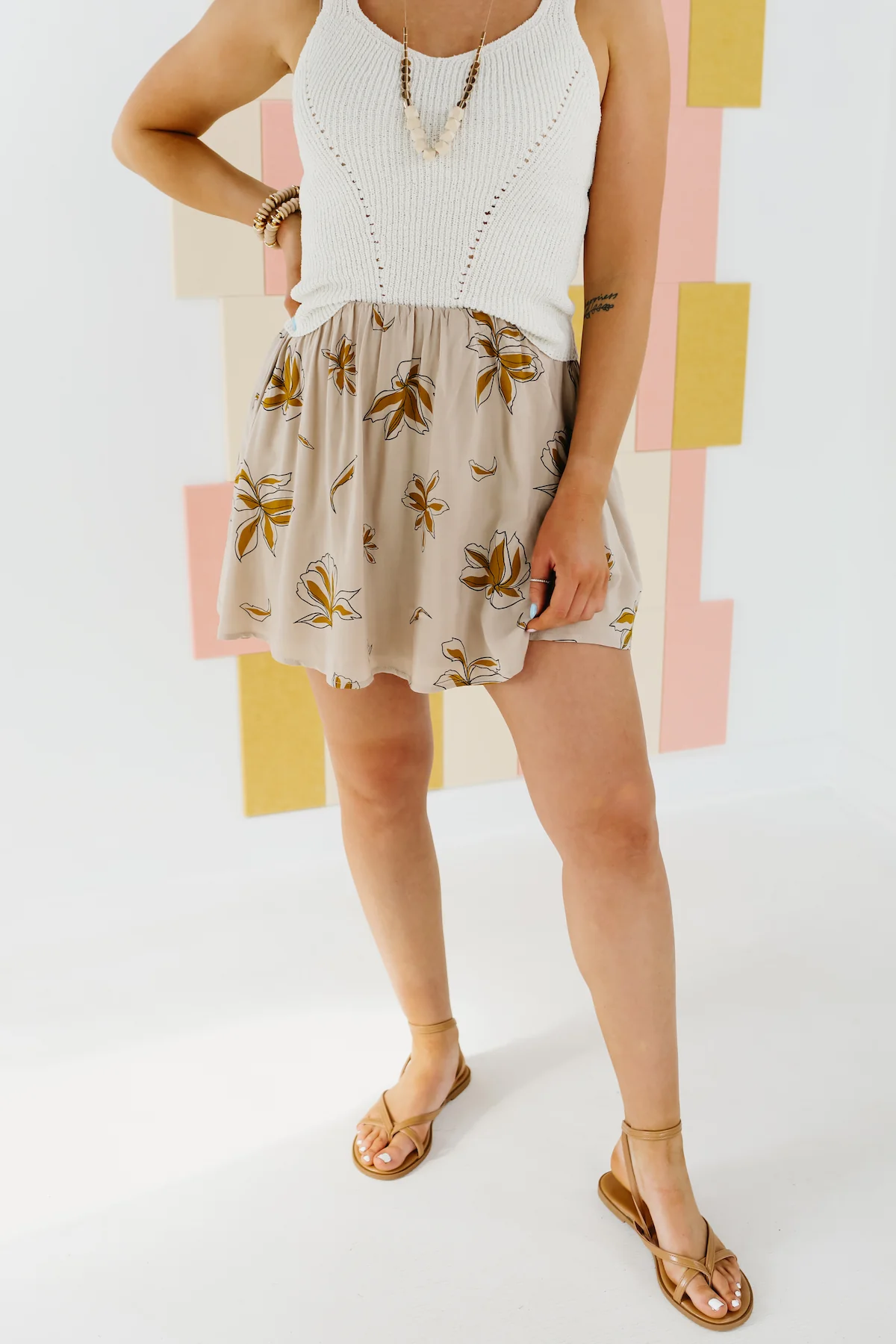 The Wishlist Kiara Floral Mini Skirt - FINAL SALE - Image 3