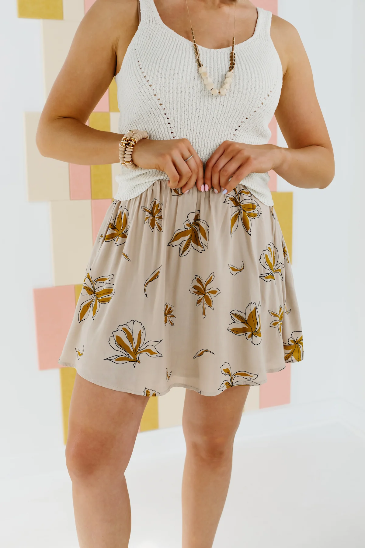 The Wishlist Kiara Floral Mini Skirt - FINAL SALE - Image 4