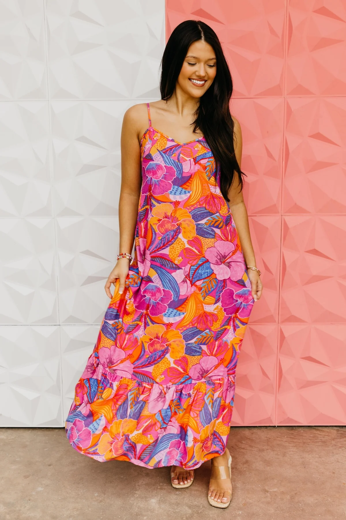 The Kiara Tie Back Maxi Dress