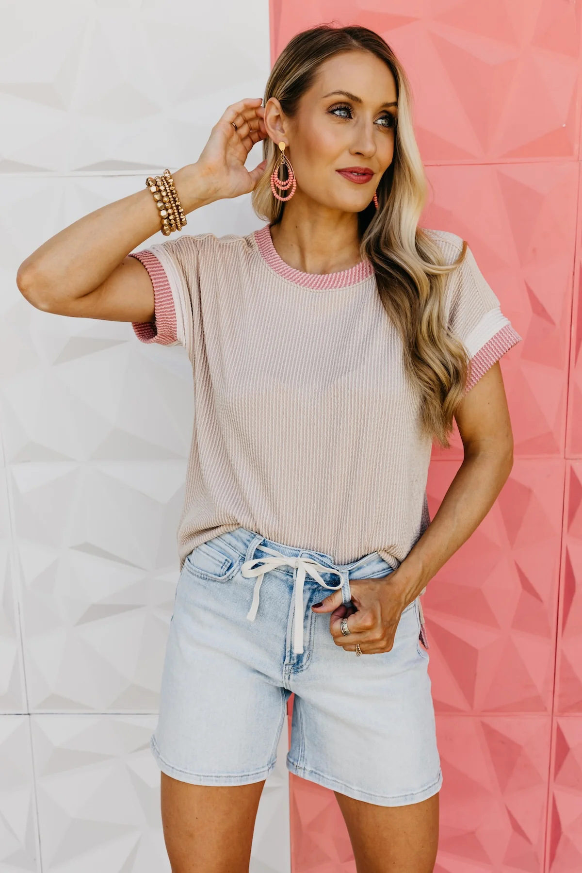 The Kien Ribbed Cap Sleeve Top - Image 6