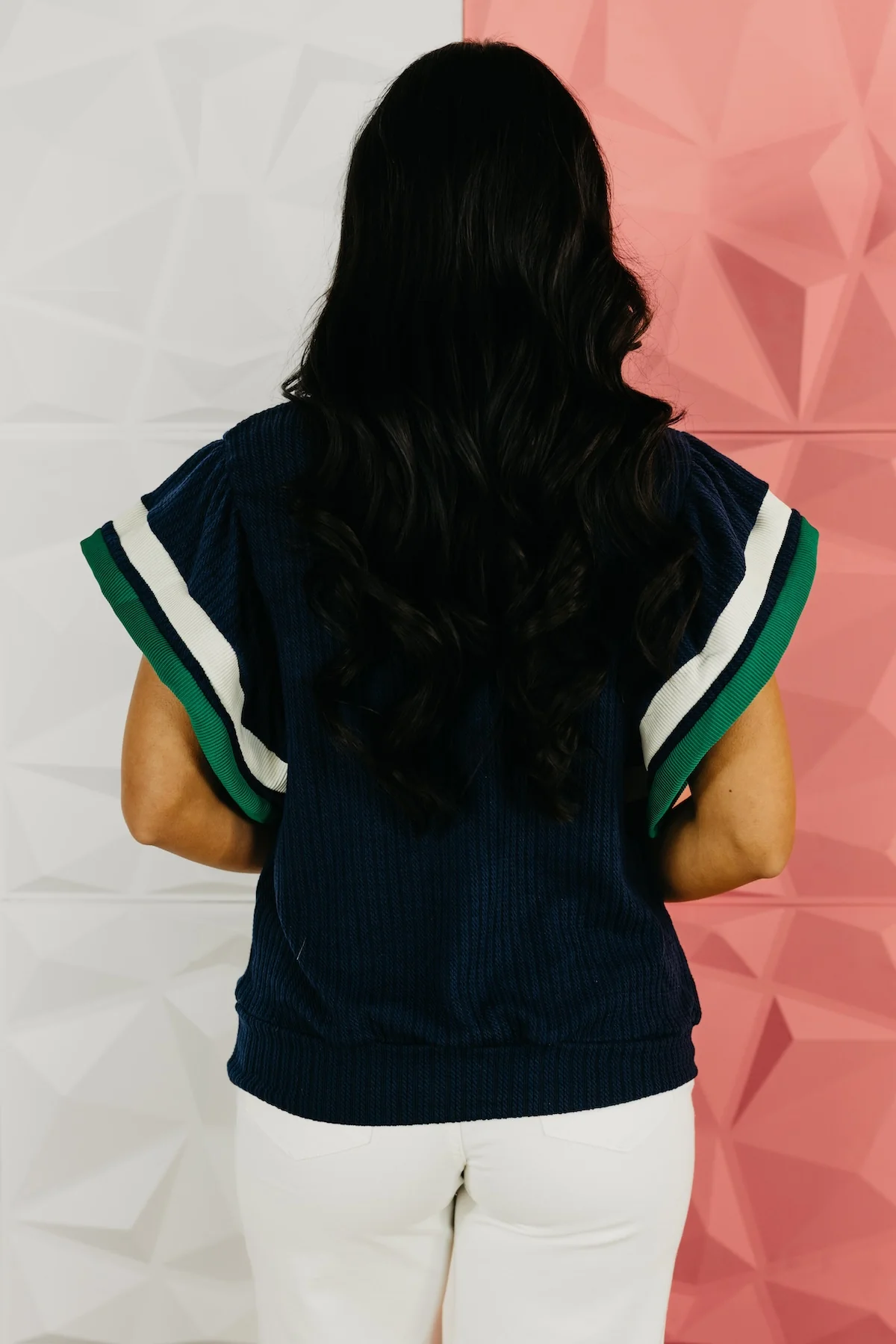 The Kimora Double Flutter Top - Image 8