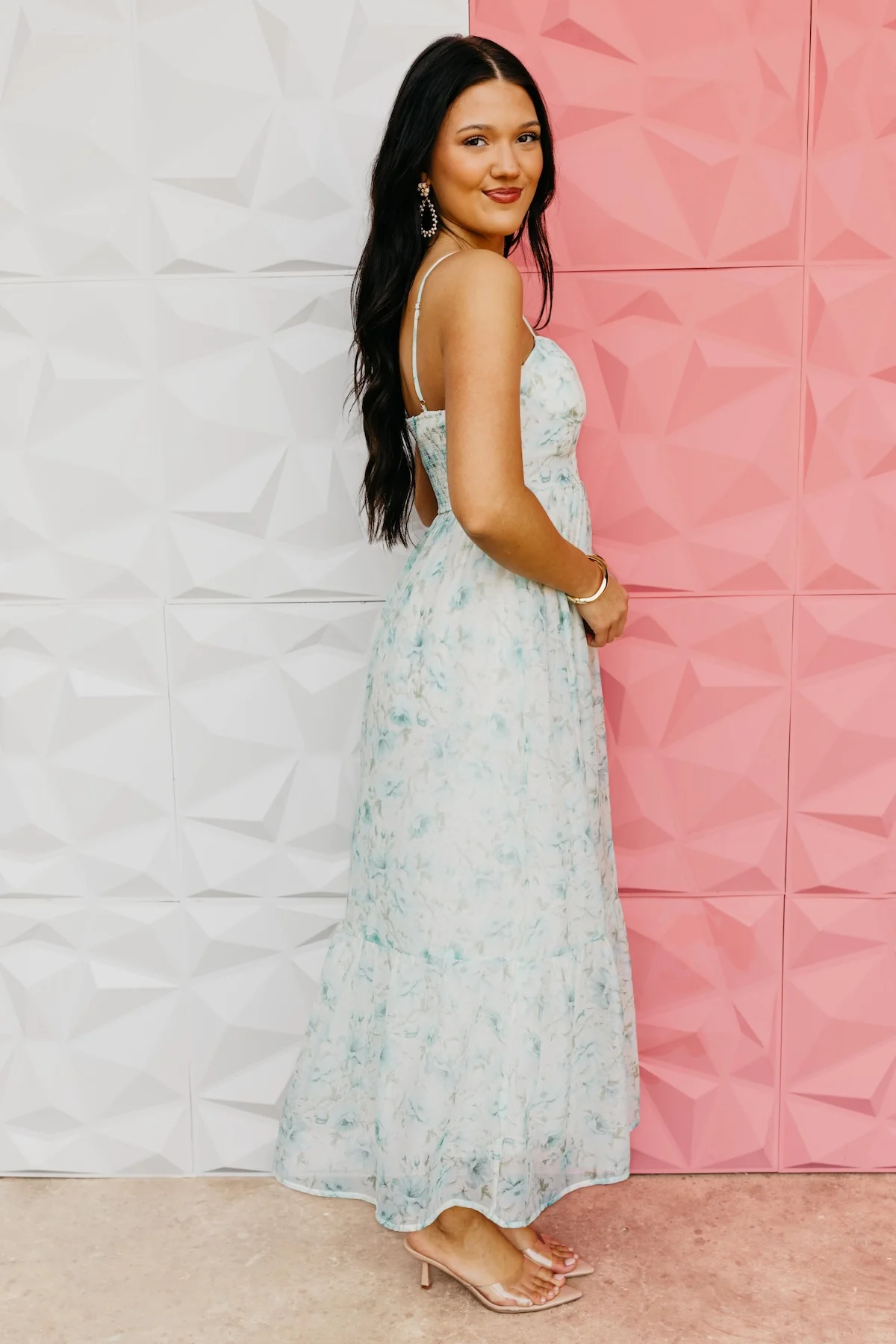 The Kingston Floral Corset Midi Dress - Image 7