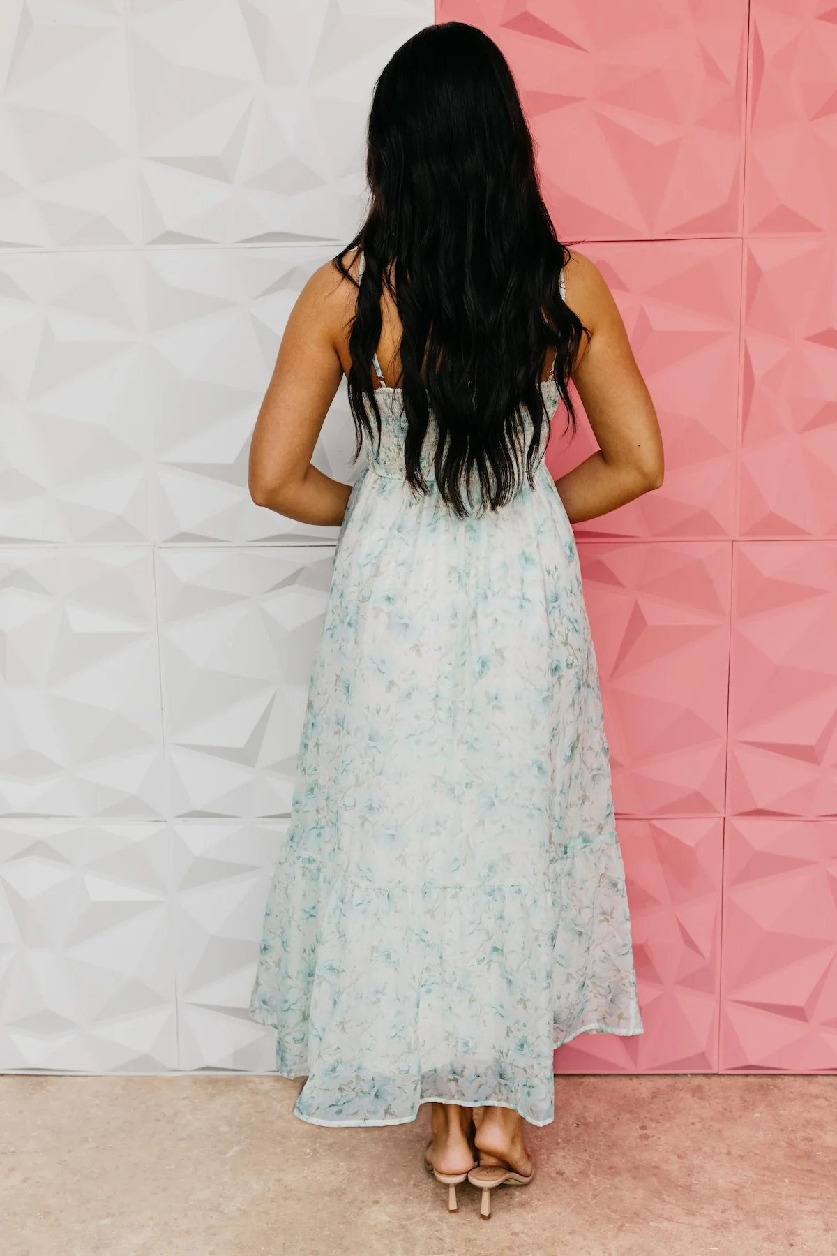 The Kingston Floral Corset Midi Dress - Image 8