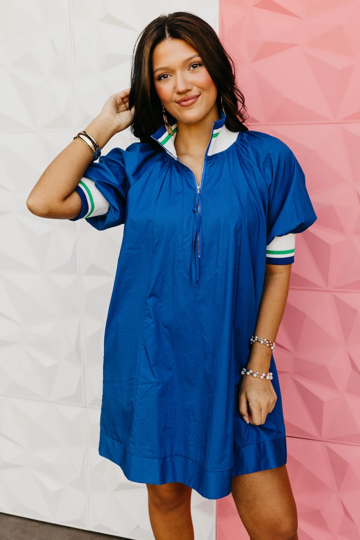 The Kinsley Half Zip Mini Dress - Image 5