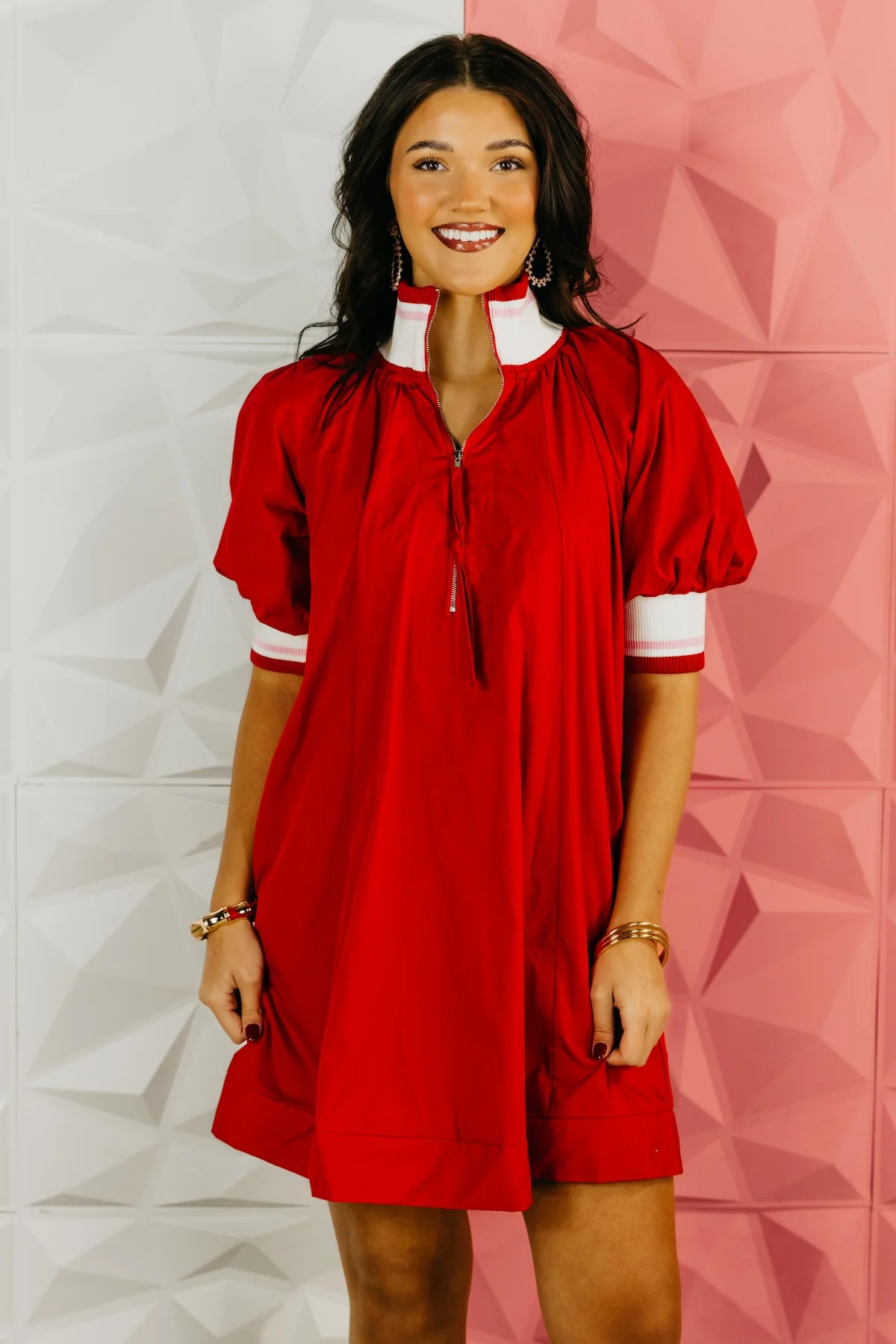 The Kinsley Half Zip Mini Dress - Image 6