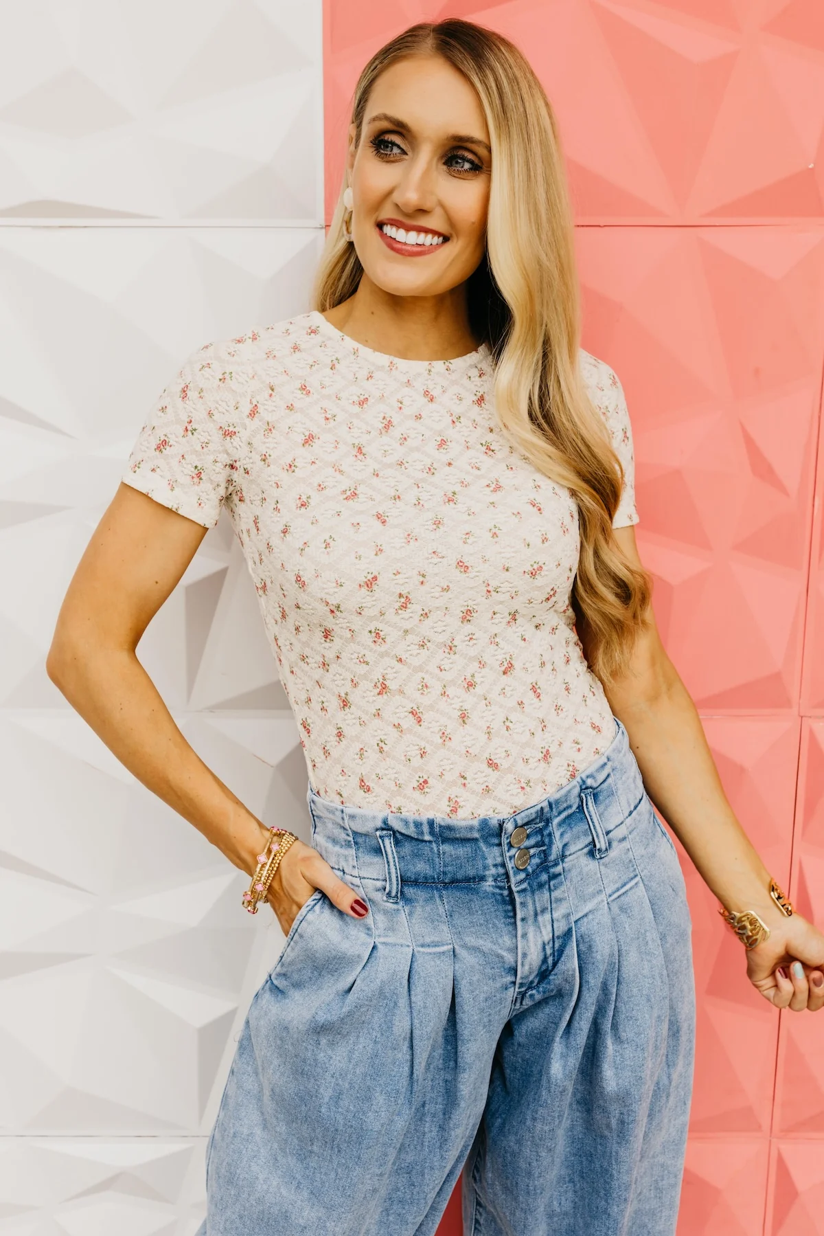 The Kira Floral Lace Top - Image 5