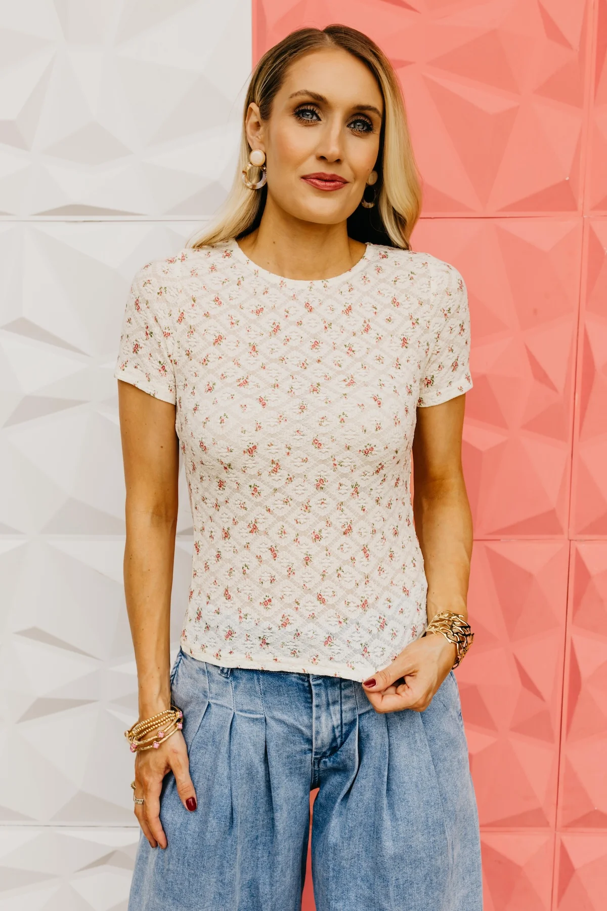 The Kira Floral Lace Top - Image 7