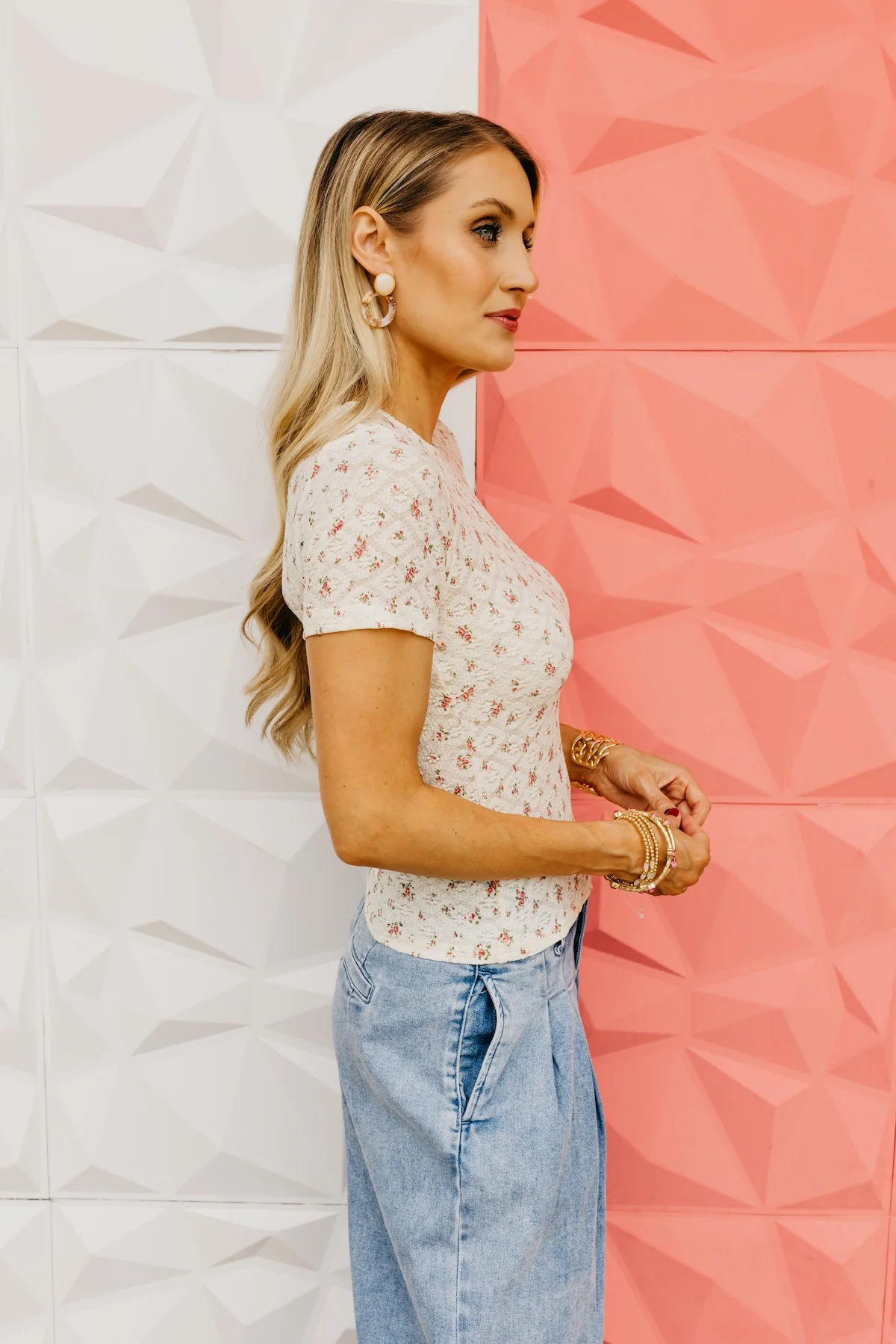 The Kira Floral Lace Top - Image 8