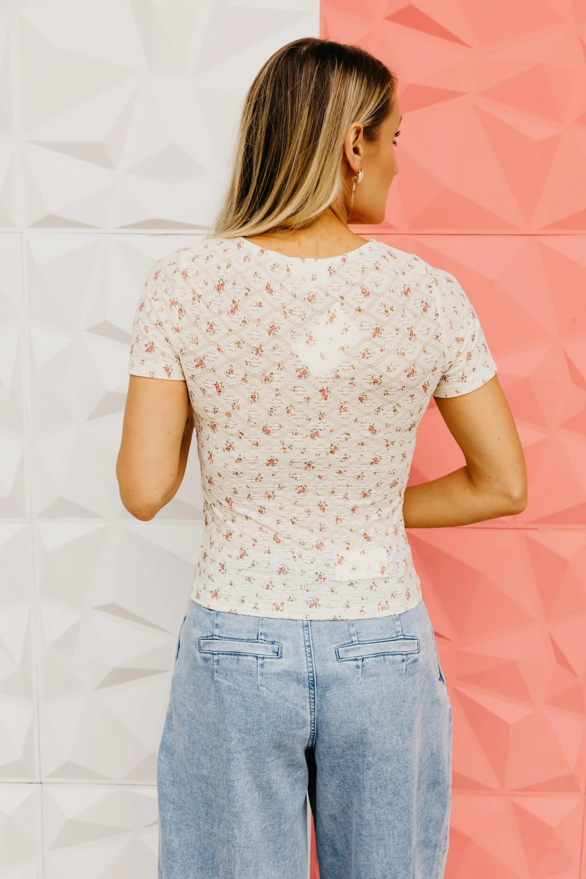 The Kira Floral Lace Top - Image 9