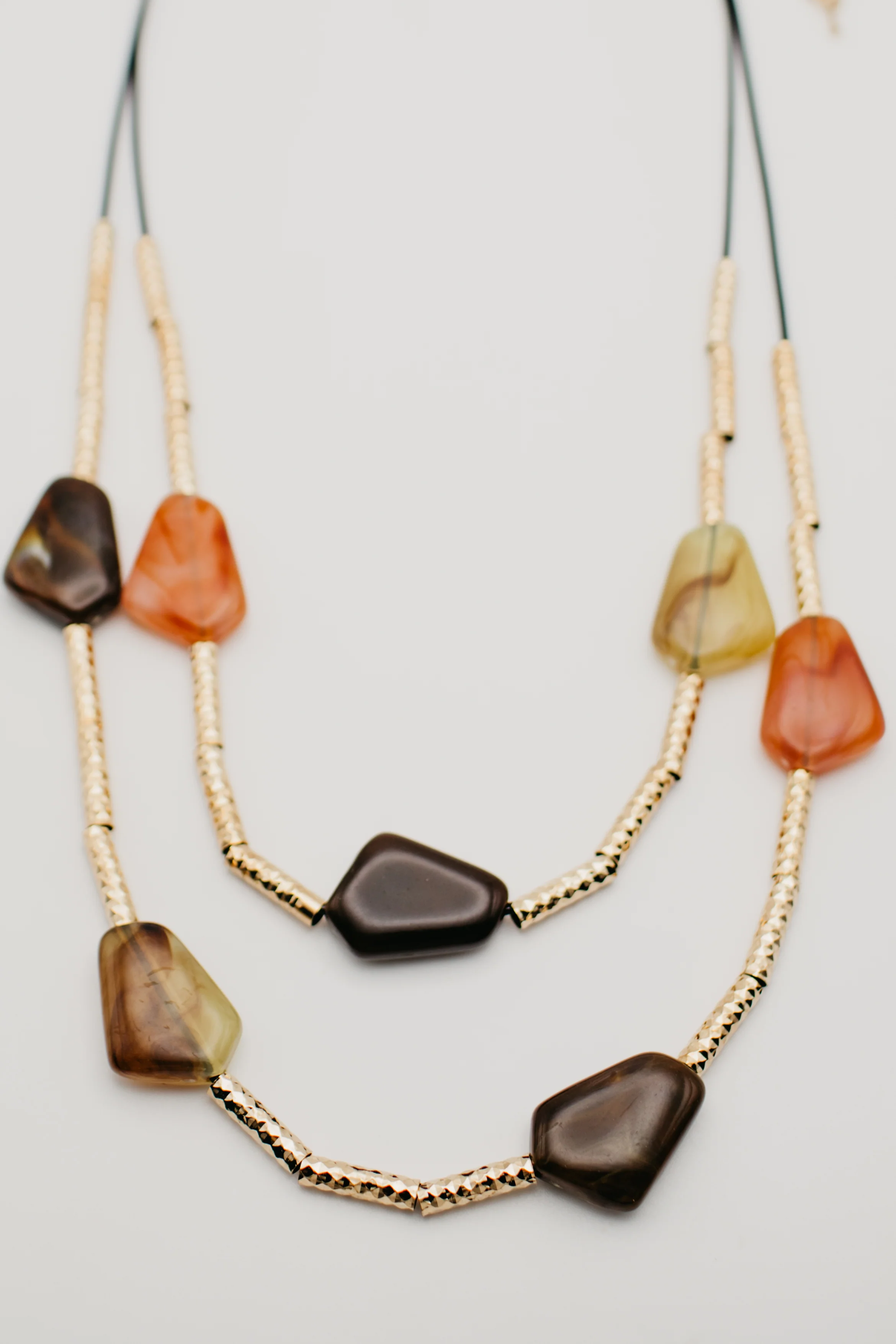 The Koryn Layered Stone Necklace