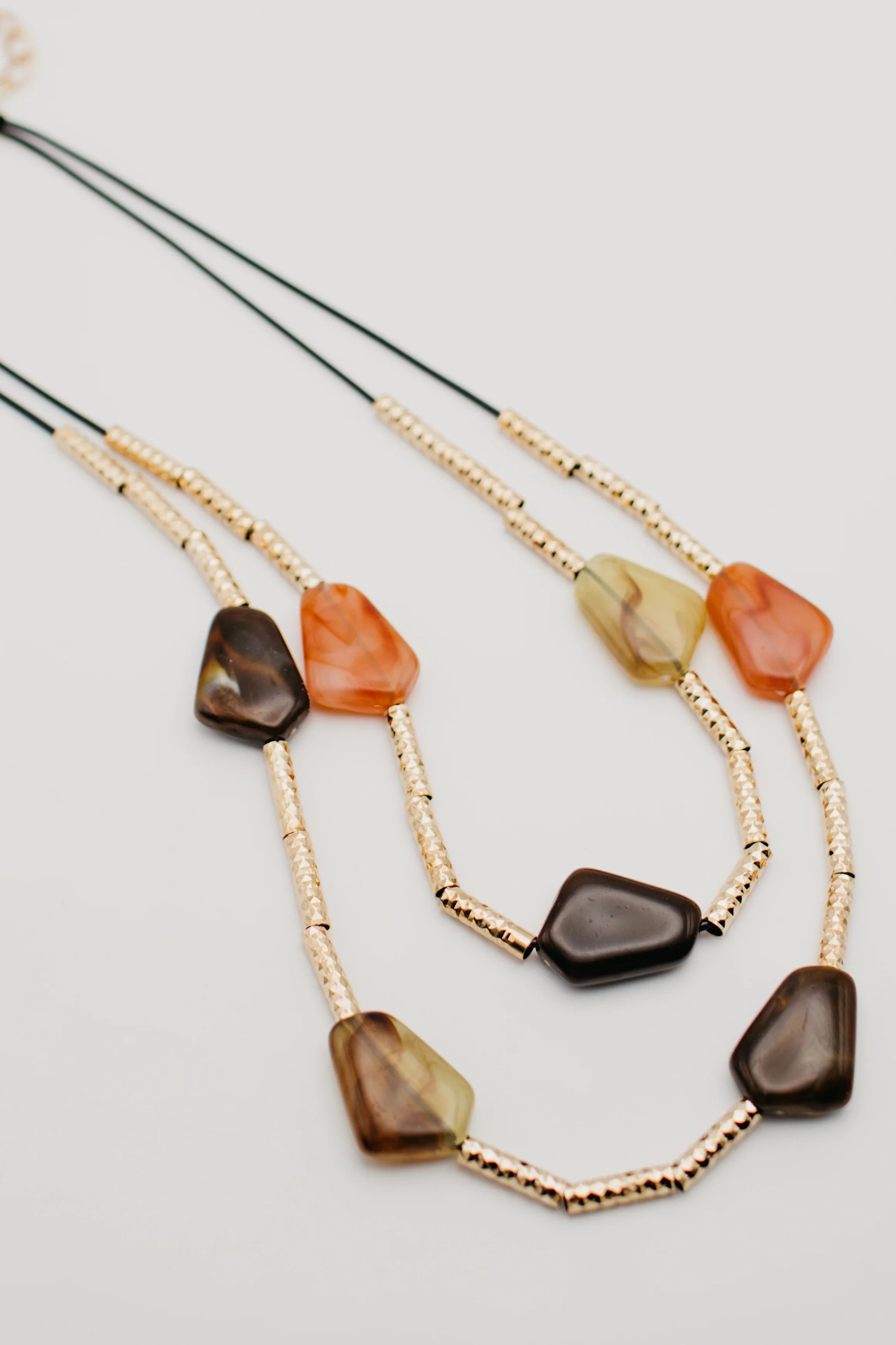 The Koryn Layered Stone Necklace - Image 3