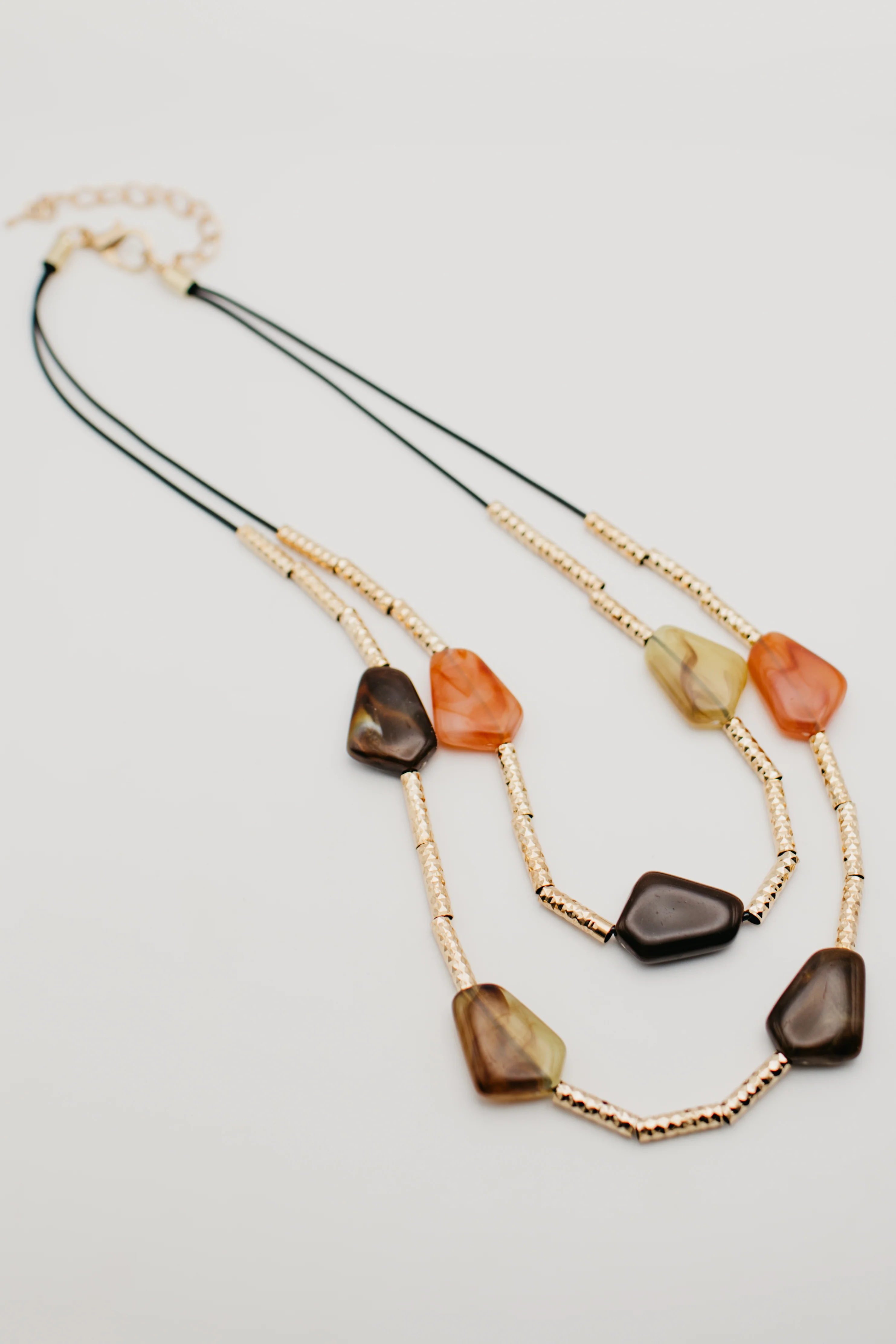The Koryn Layered Stone Necklace - Image 4