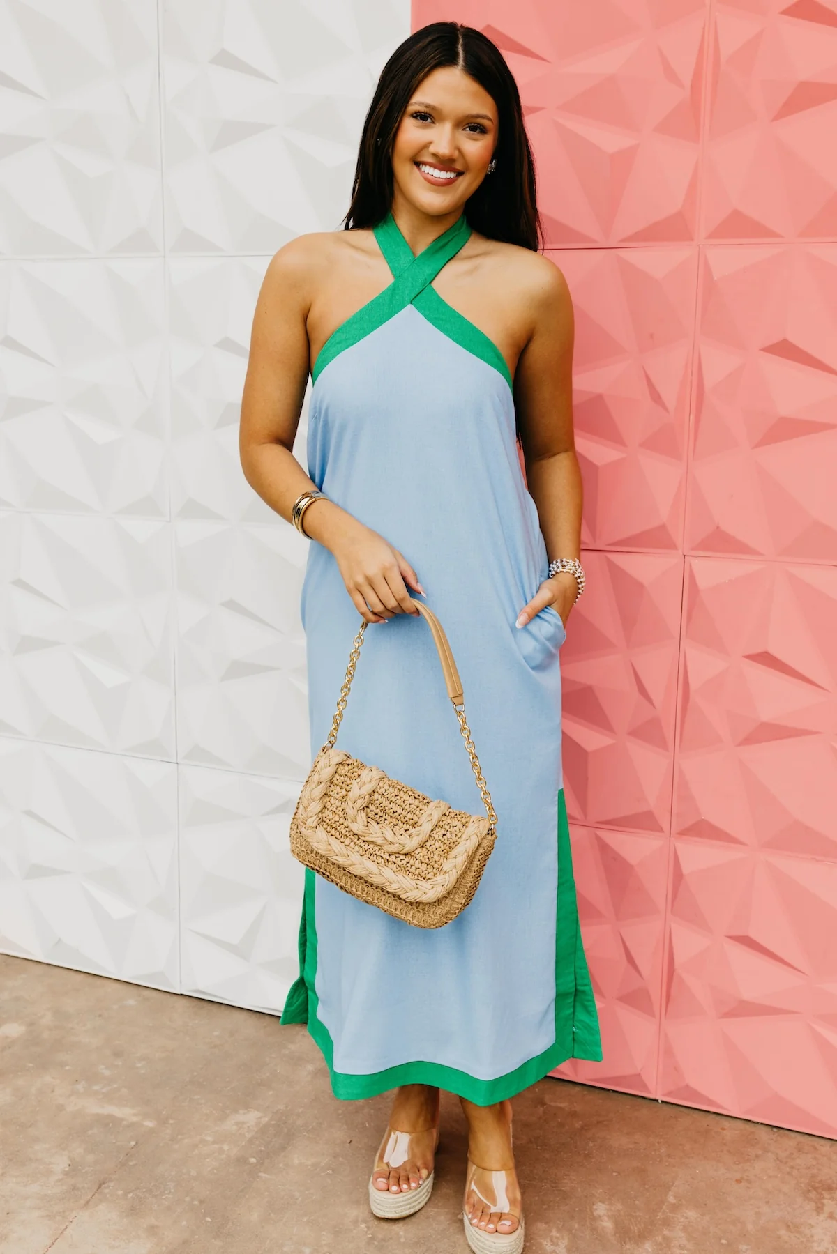 The Kyler Halter Midi Dress